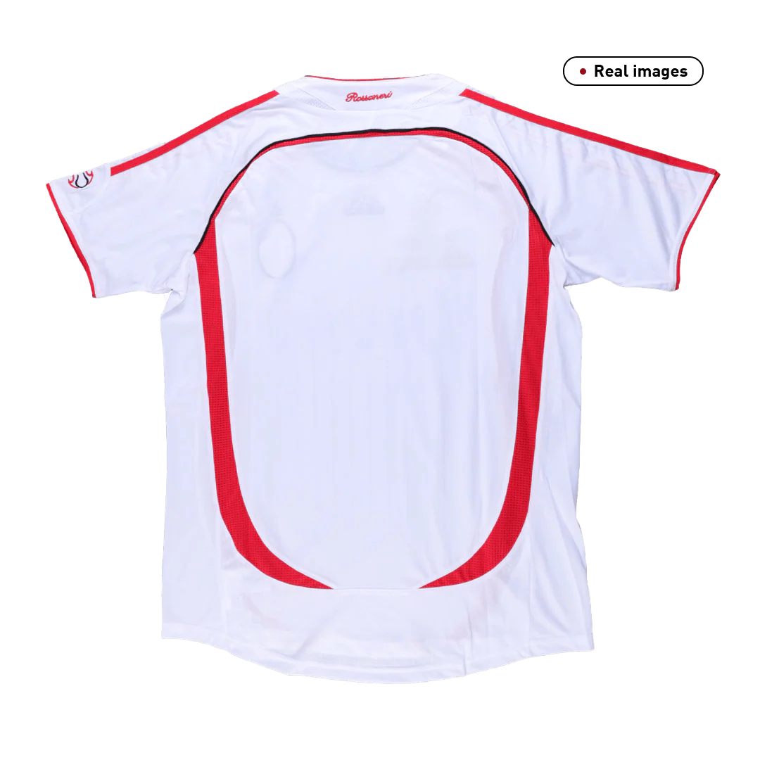 AC Milan 2006/07 Away Retro Soccer Jersey - UCL