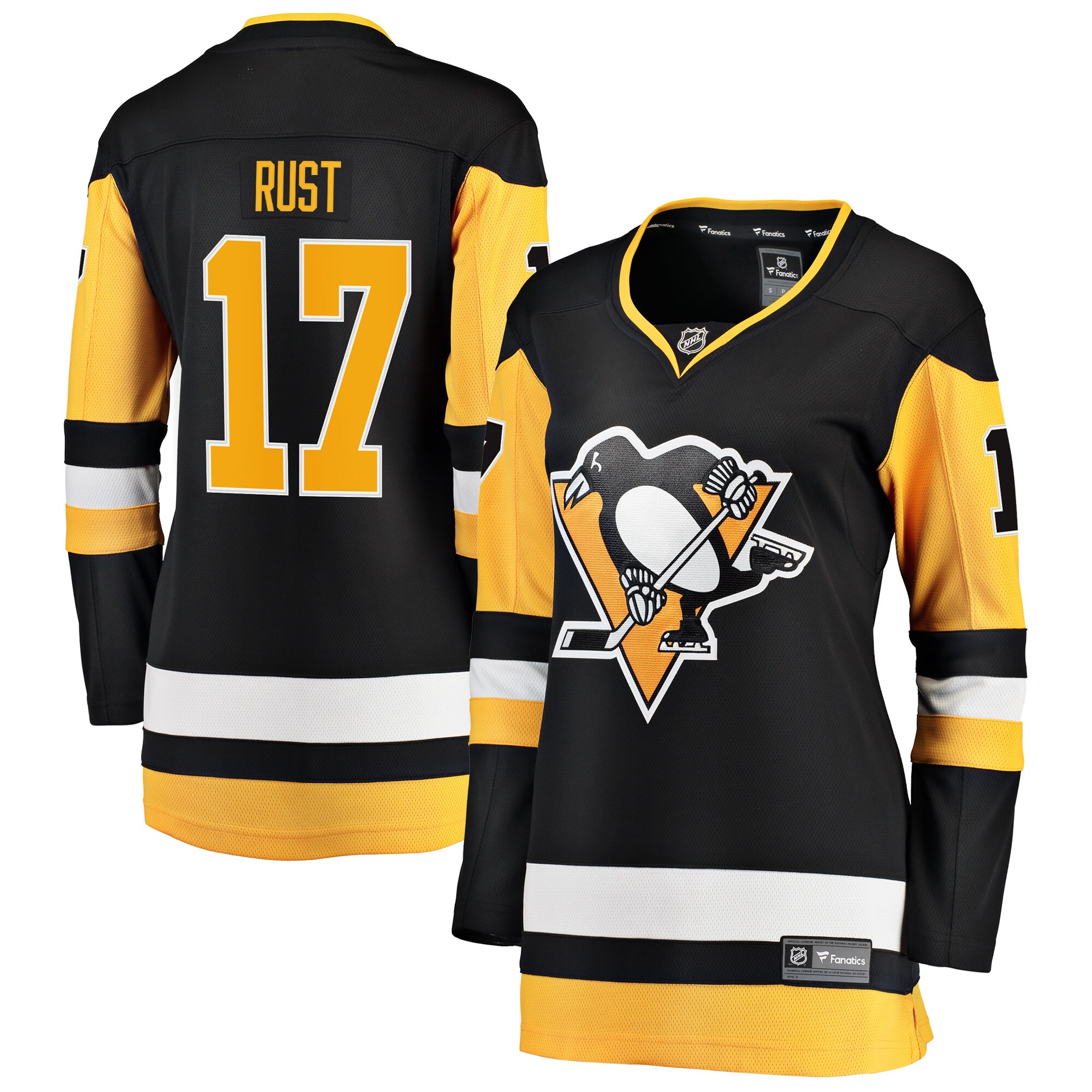 Bryan Rust Pittsburgh Penguins Fanatics Women’s Premier Breakaway   Jersey – Black
