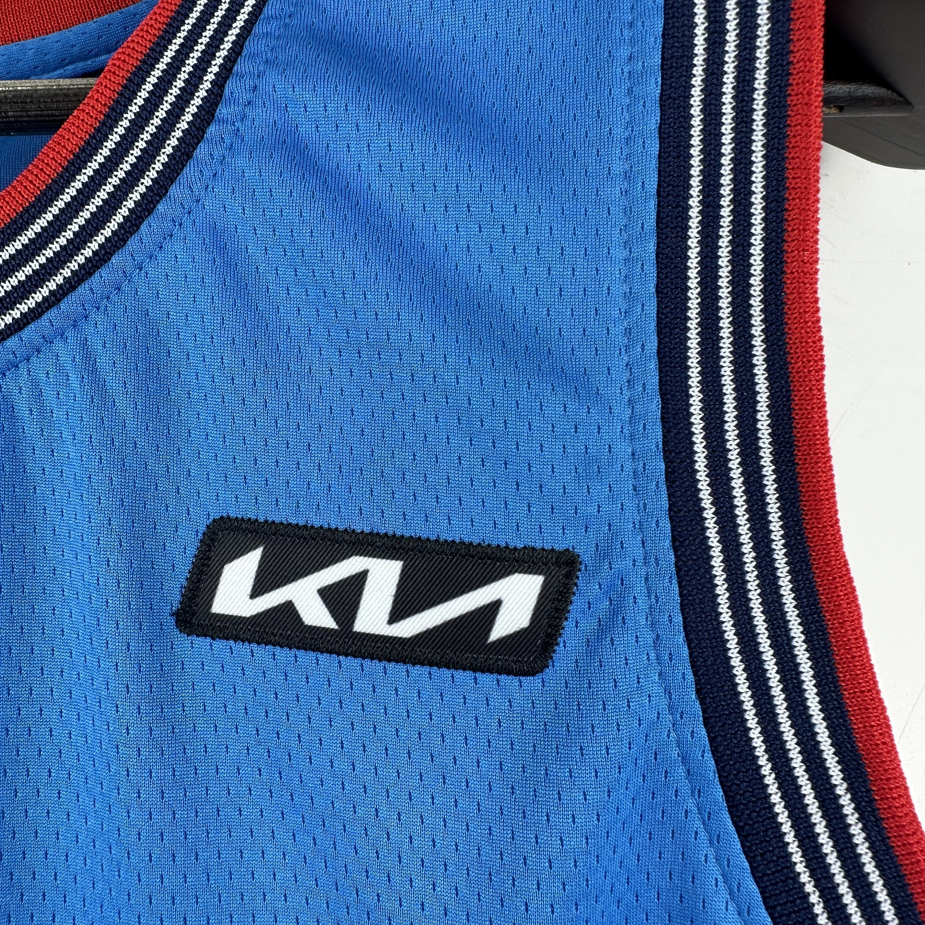 Embroidered 25th season All-Star Blue No. 23 James