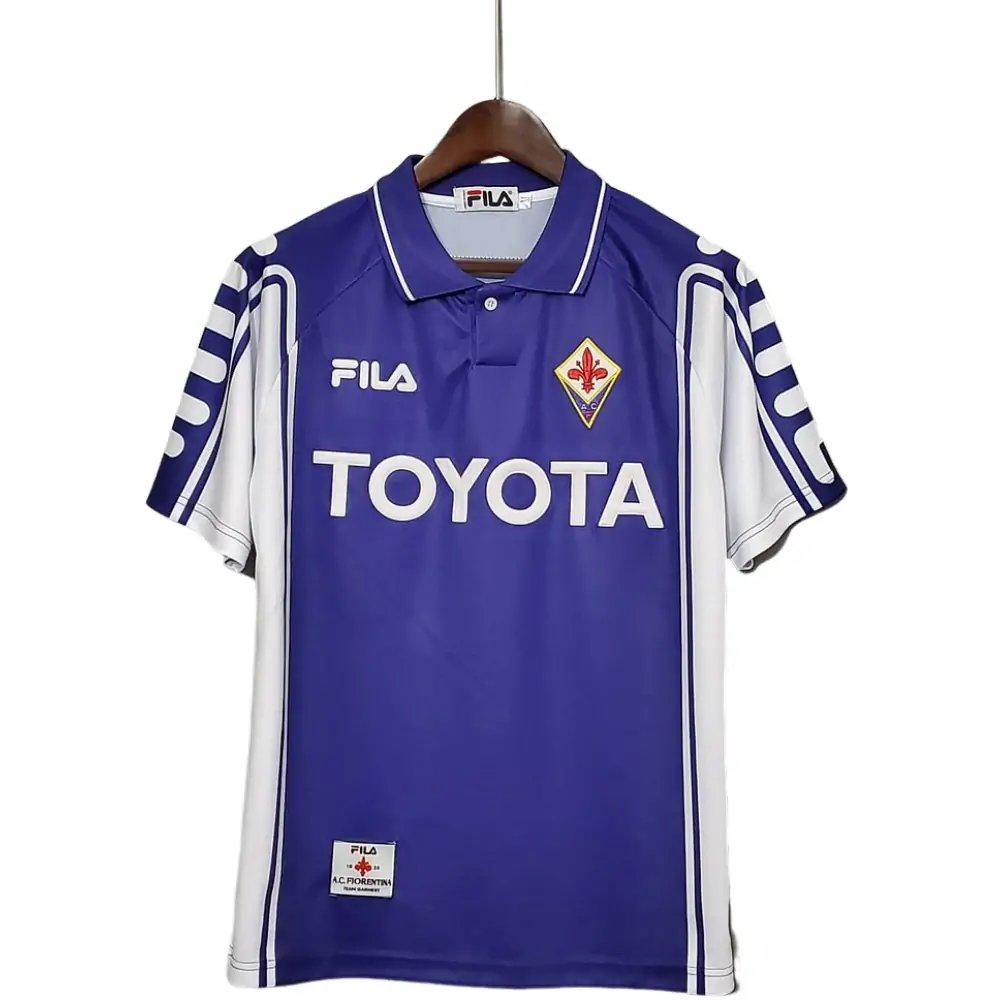 1999/00 Fiorentina home retro jersey 1:1 Thai quality - Fans Edition