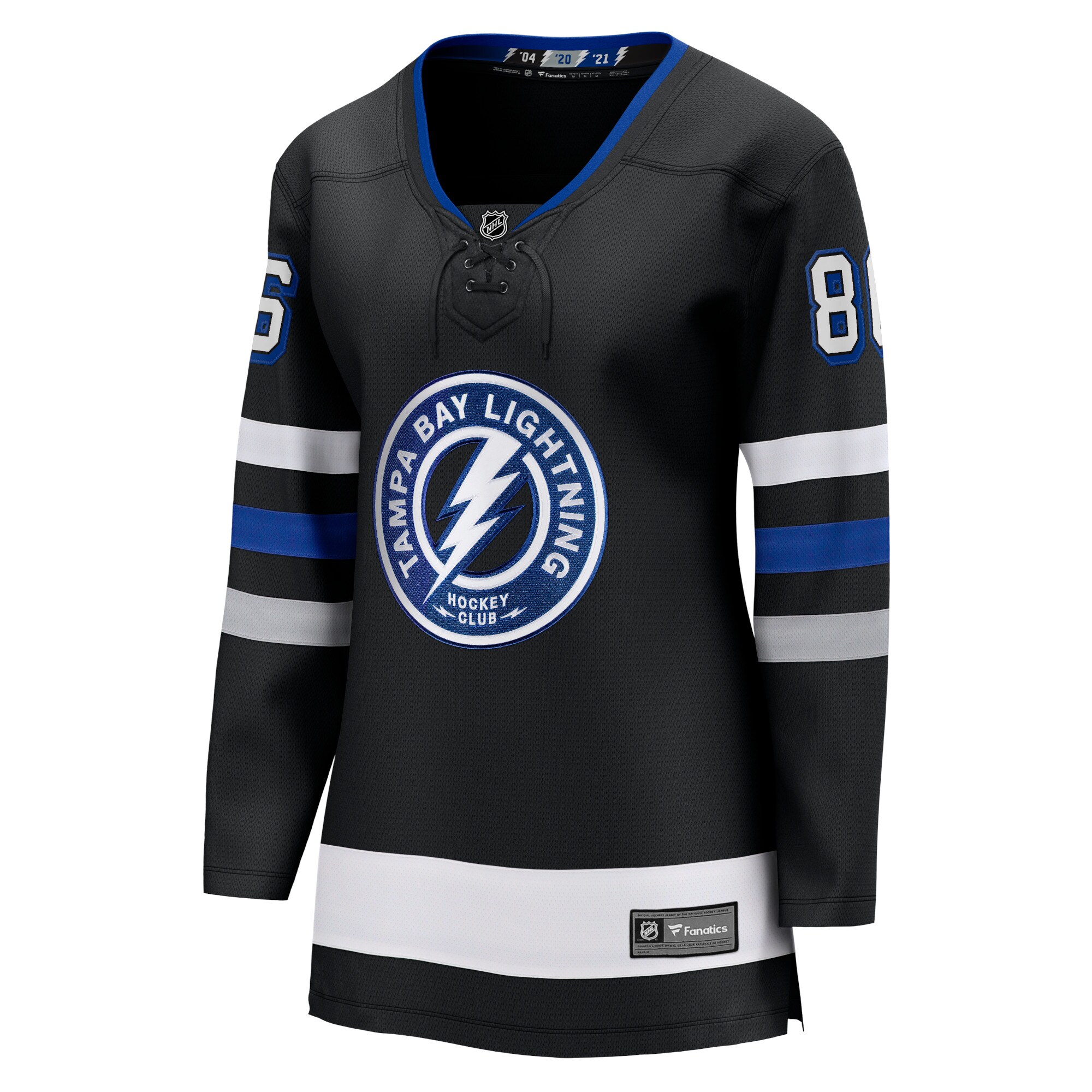 Nikita Kucherov Tampa Bay Lightning Fanatics Women’s Alternate Premier Breakaway   Jersey – Black