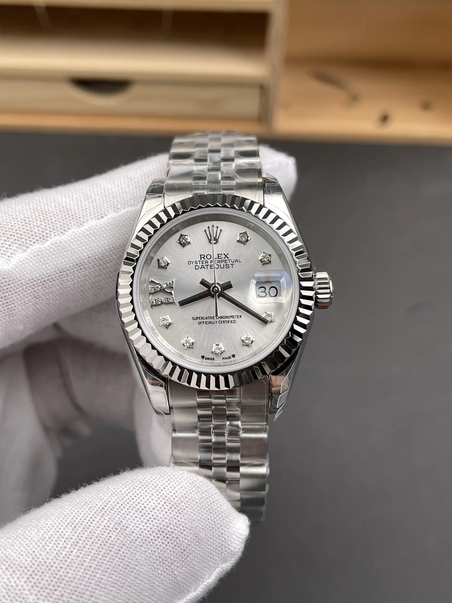 Rolex Datejust Silver Dial Ladies 28mm