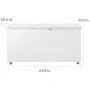 MORA 17.7 Cu. Ft. White Convertible Garage Ready Chest Freezer