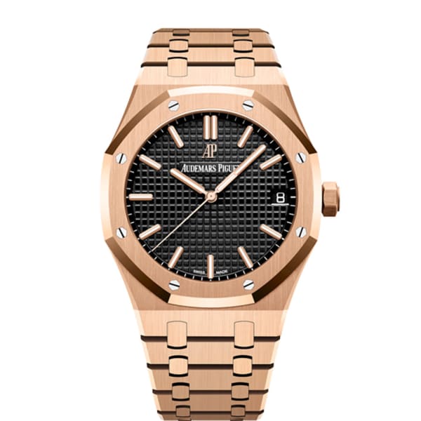 【Super Clone】Audemars Piguet Royal Oak Selfwinding, 41mm, 18k Rose Gold, Black Dial, 15500OR.OO.1220OR.01