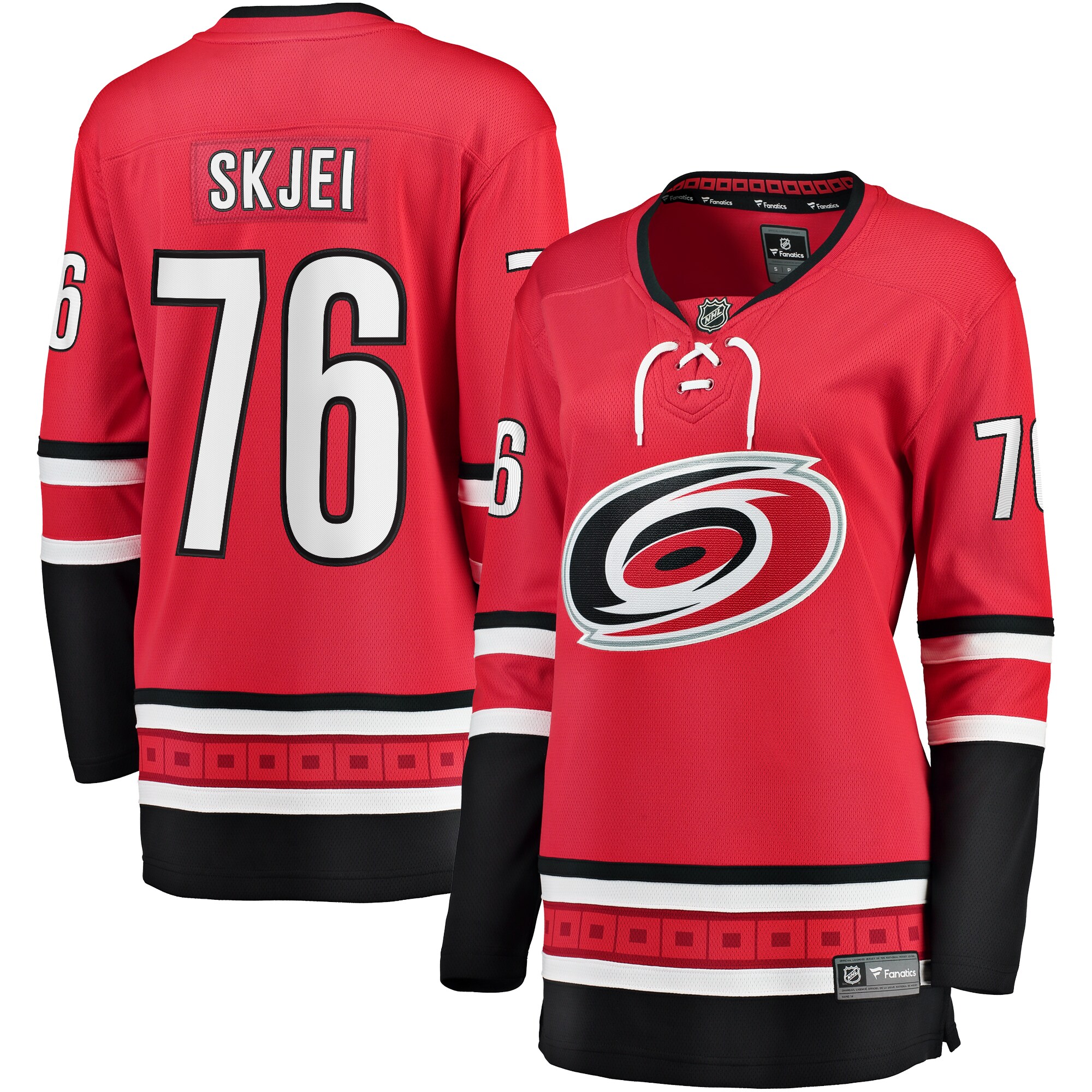 Brady Skjei Carolina Hurricanes Fanatics Women’s Alternate Breakaway   Jersey – Red