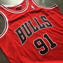 Rodman Chicago Bulls 91 Red MN
