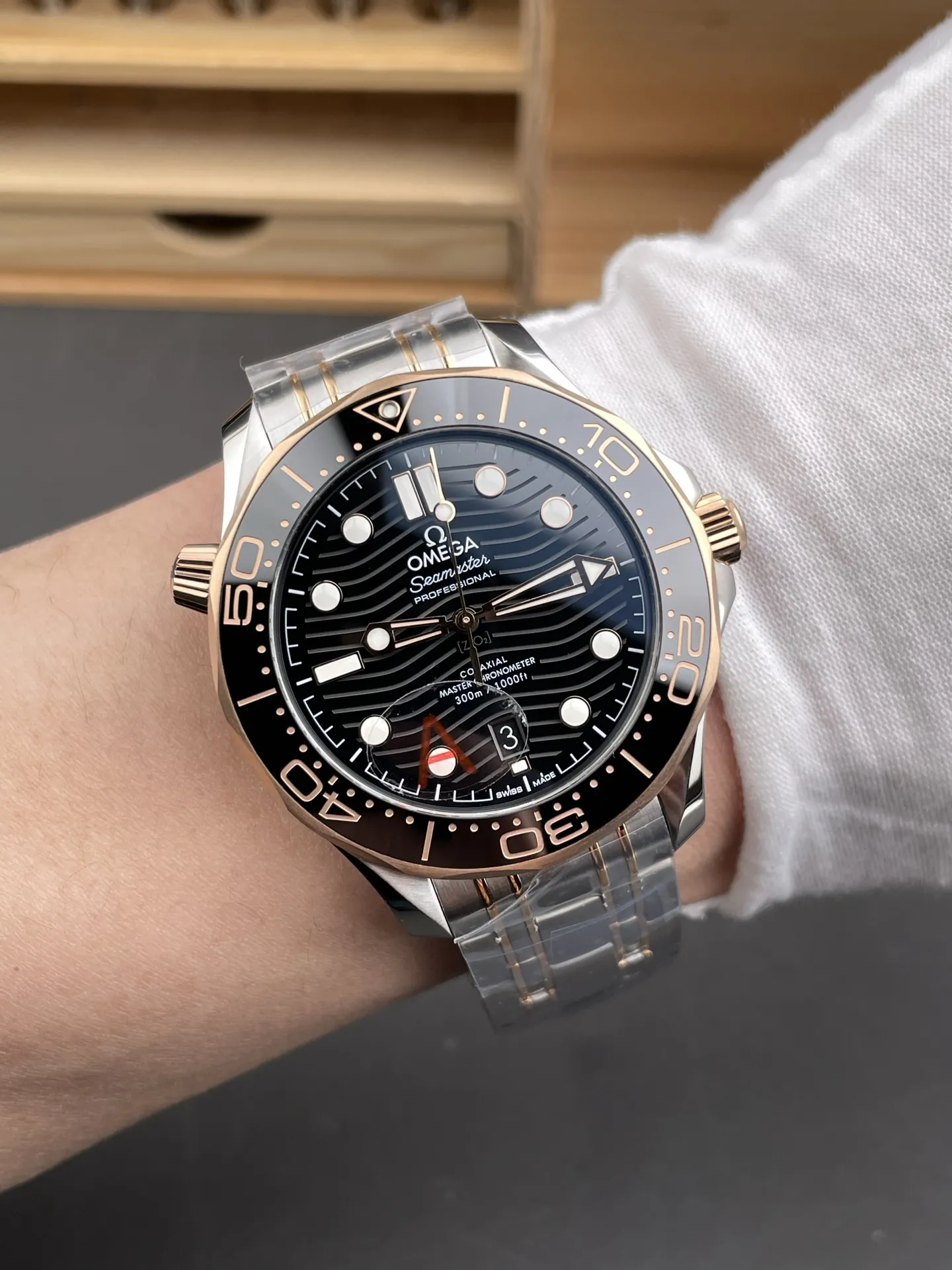 Omega Seamaster 300 Rose Gold 42mm