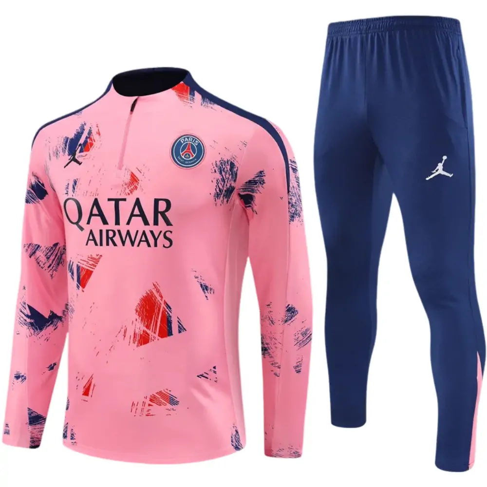 2024-25 New Season Jordan Paris Pink Kids Training Jersey