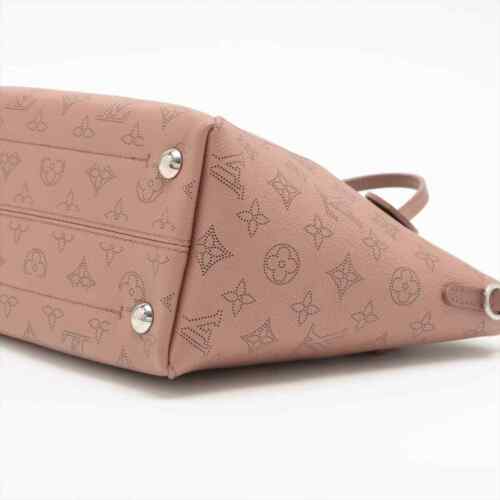 Hina PM Pink Beige Leather Silver Strap
