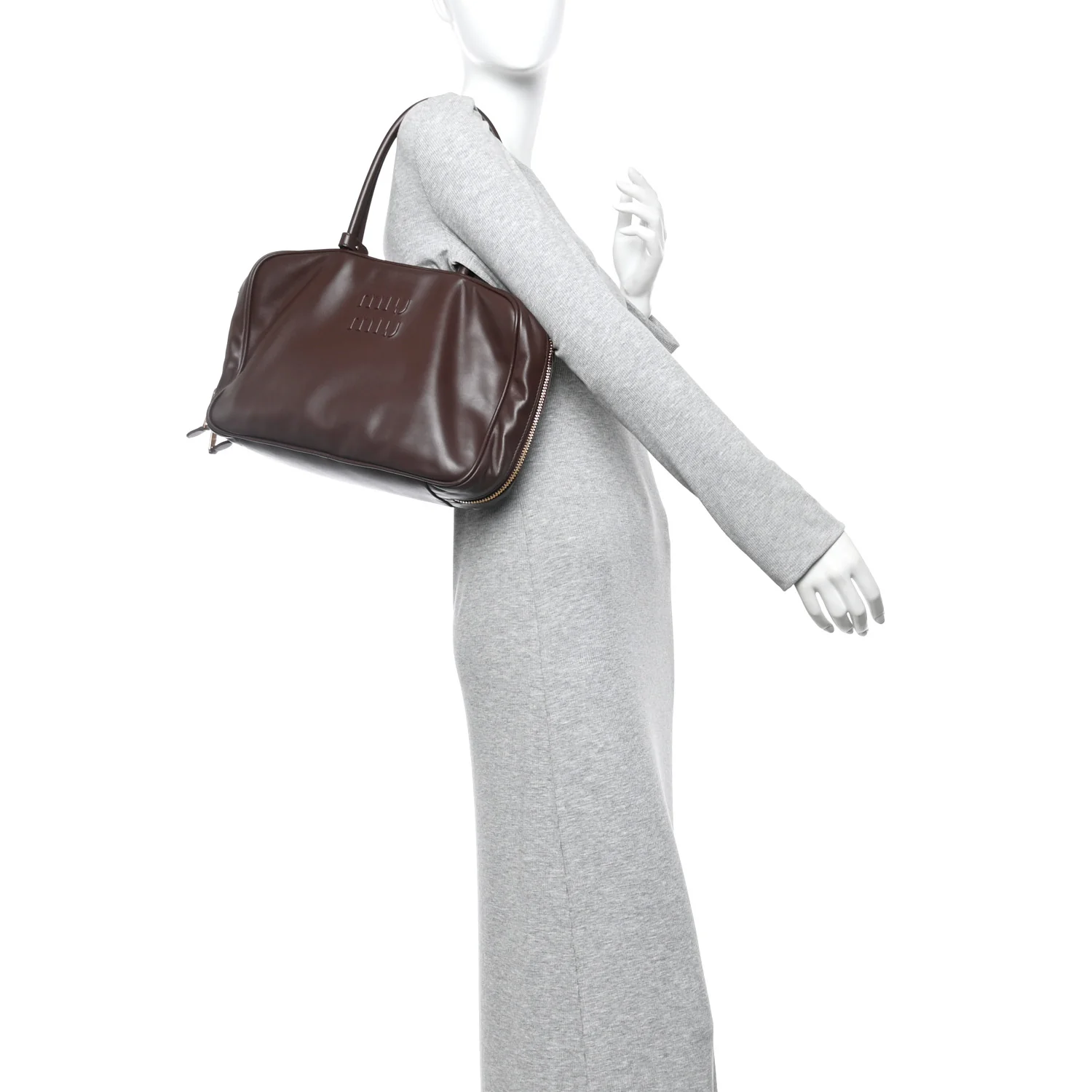 Soft Calf Softy Large Beau Top Handle Bag Briarwood