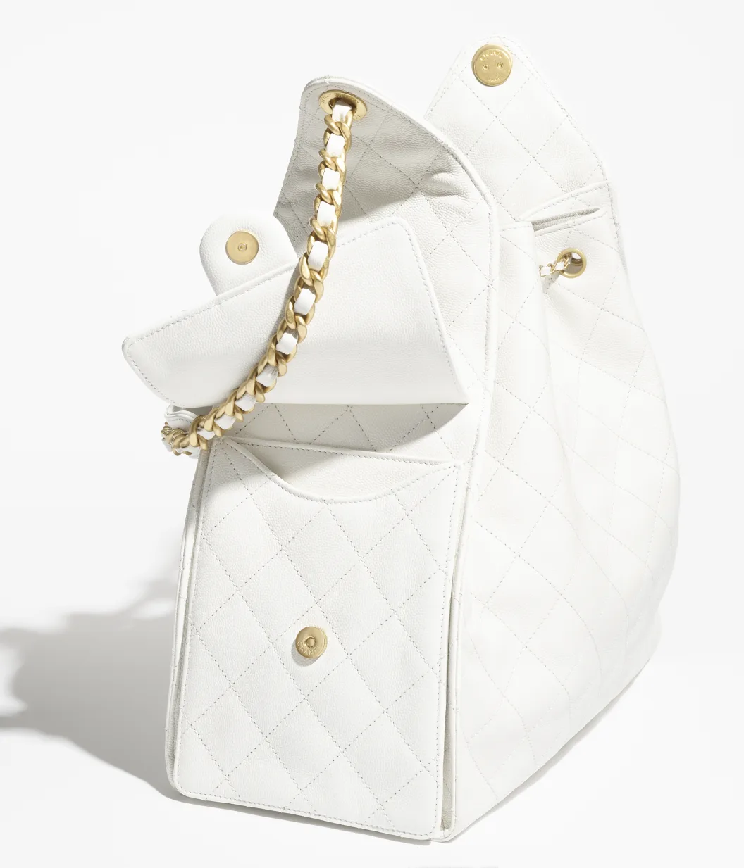 Suede Quilted Medium Chanel 25 Handbag