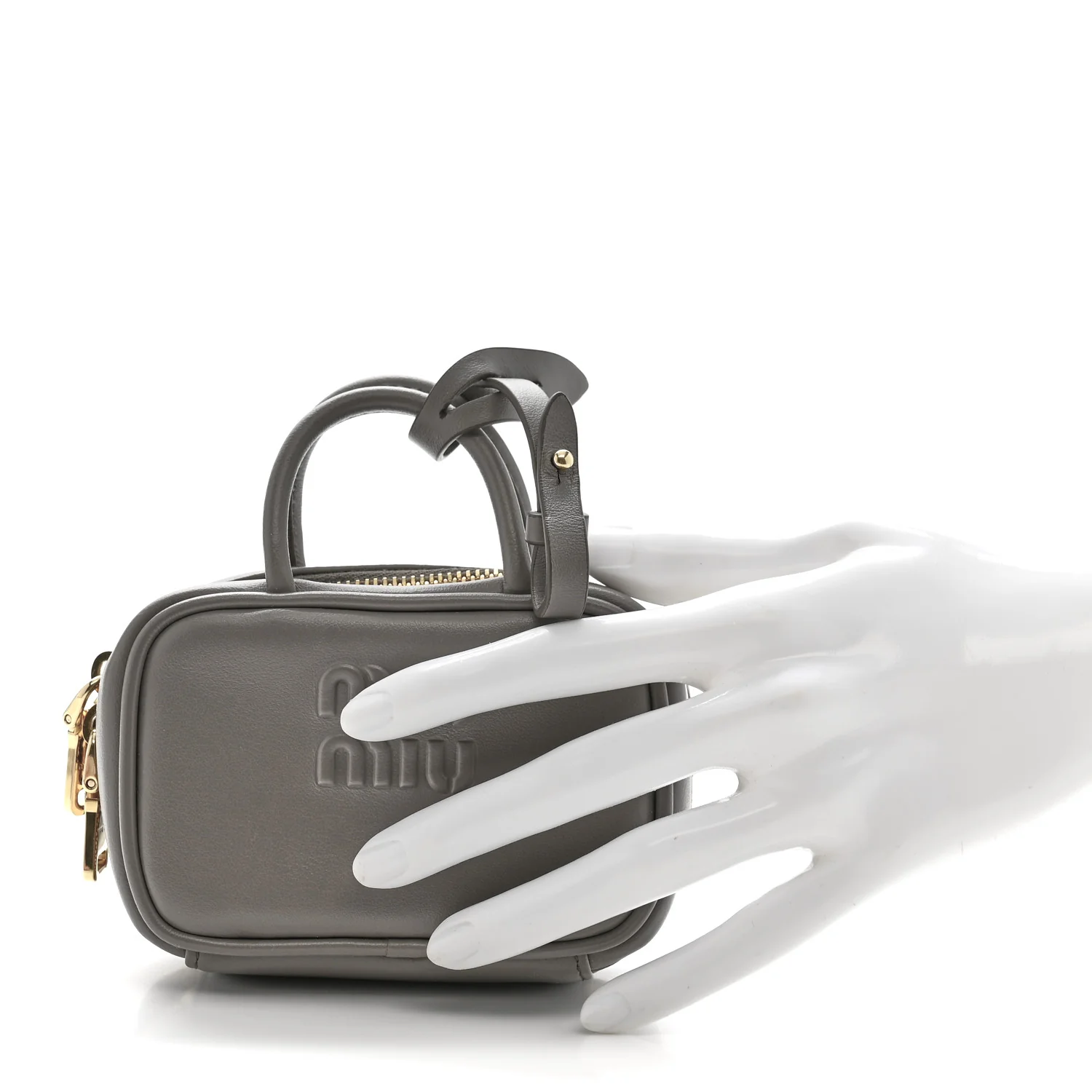 Calfskin Beau Micro Bag Argilla