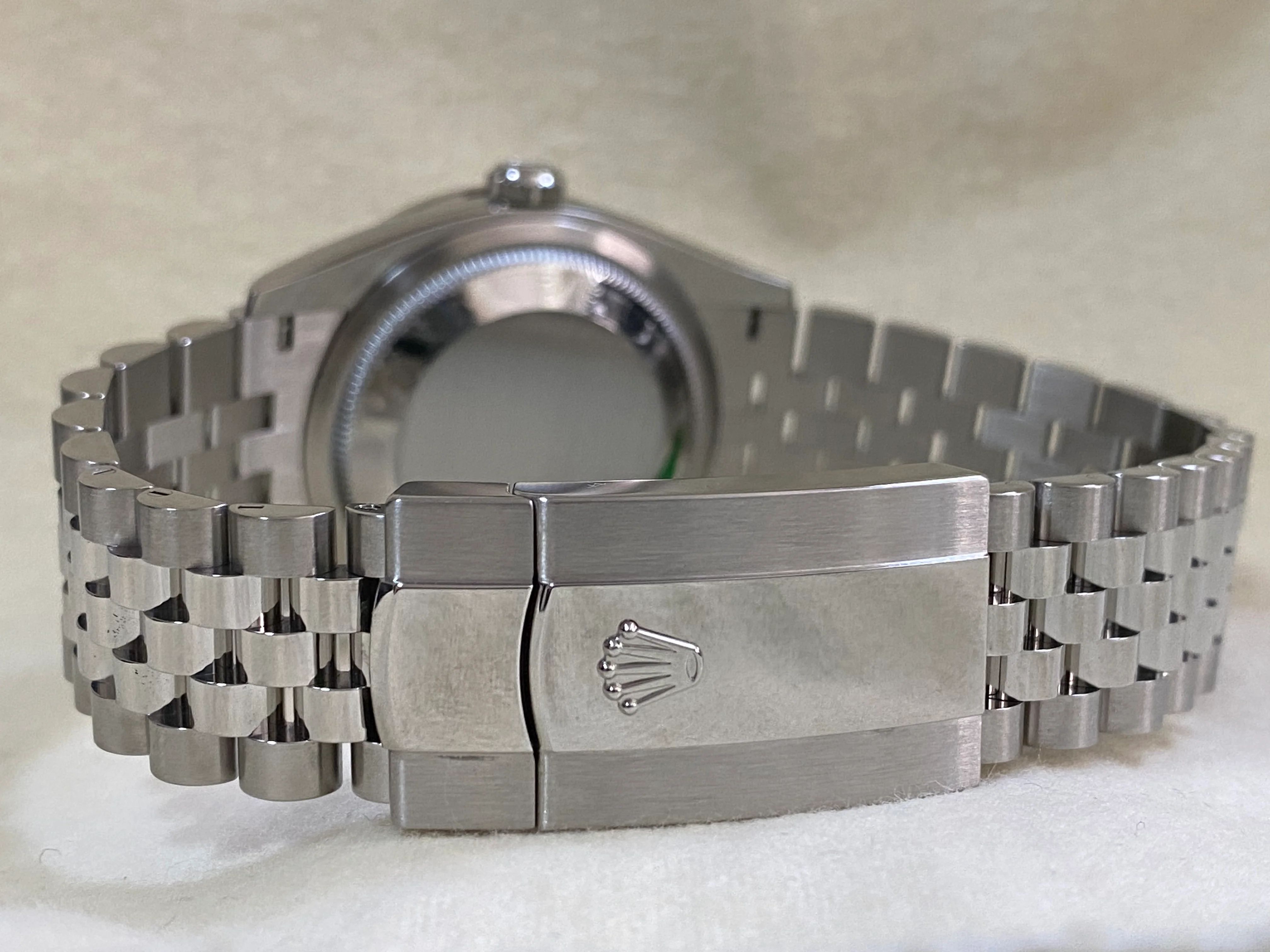 Rolex Steel Datejust 36 - 2024 - Diamond Bezel - Mother-of-Pearl Diamond Dial - Jubilee Bracelet - 126284RBR