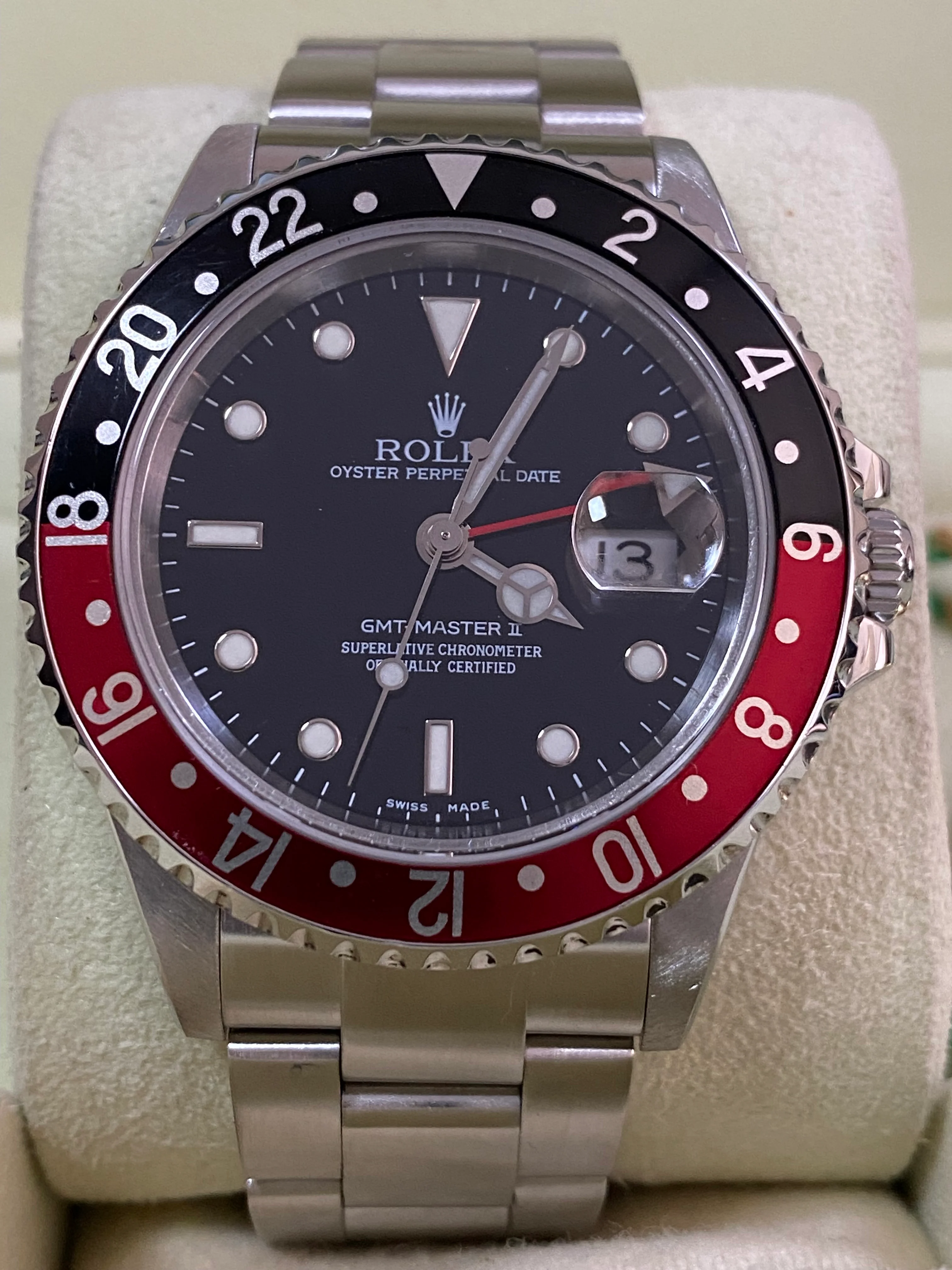 Rolex Steel GMT-Master II - D serial - 