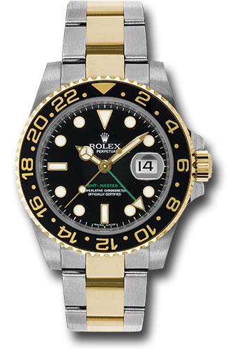 Rolex Steel and Yellow Gold GMT-Master II - 2018 - Black Bezel - Black Dial - Oyster Bracelet - 116713LN *FULL SET*