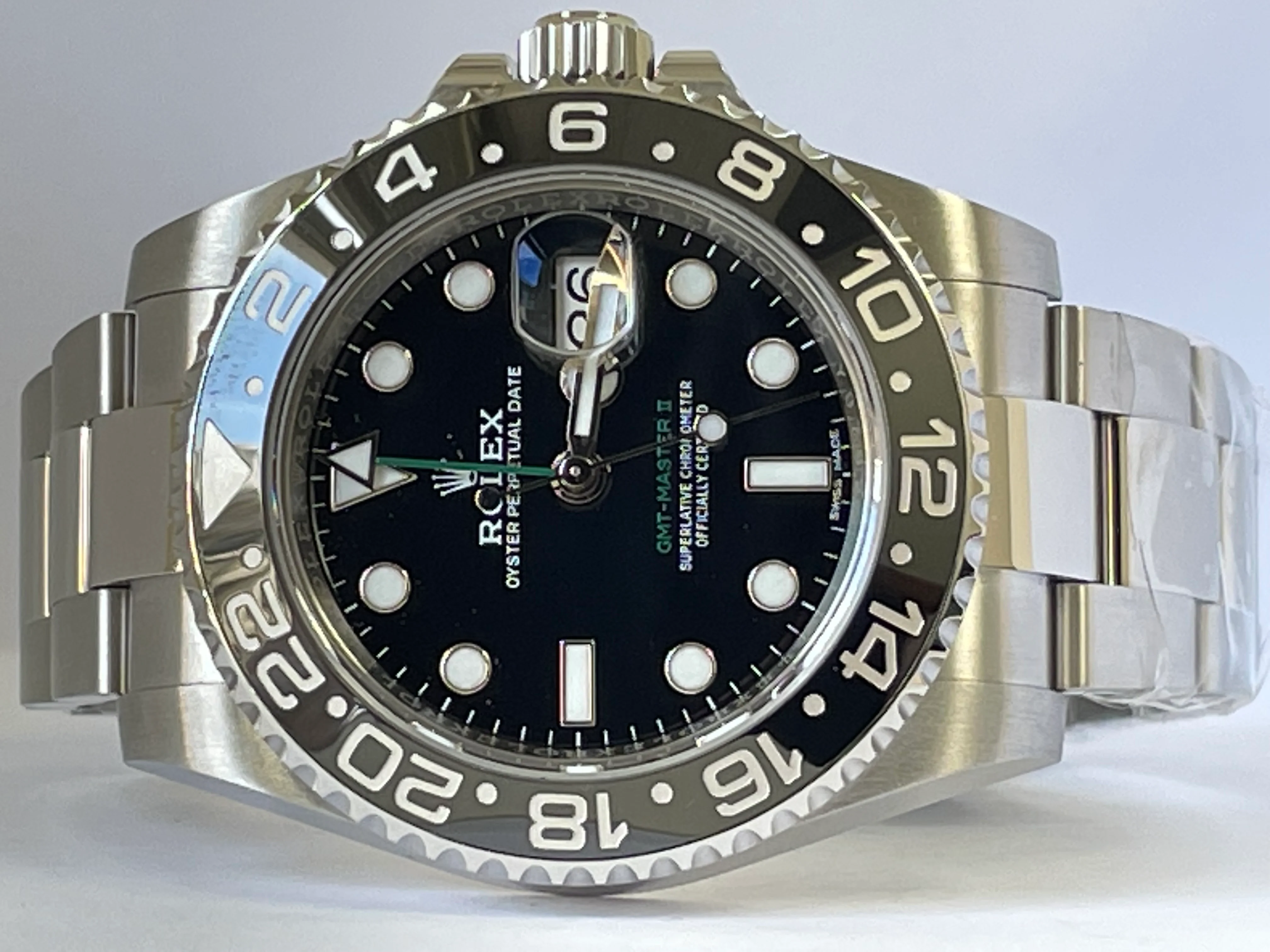 Rolex Steel GMT-Master II 40 - 2017 - Black Bezel - Black Dial - Oyster Bracelet - 116710LN