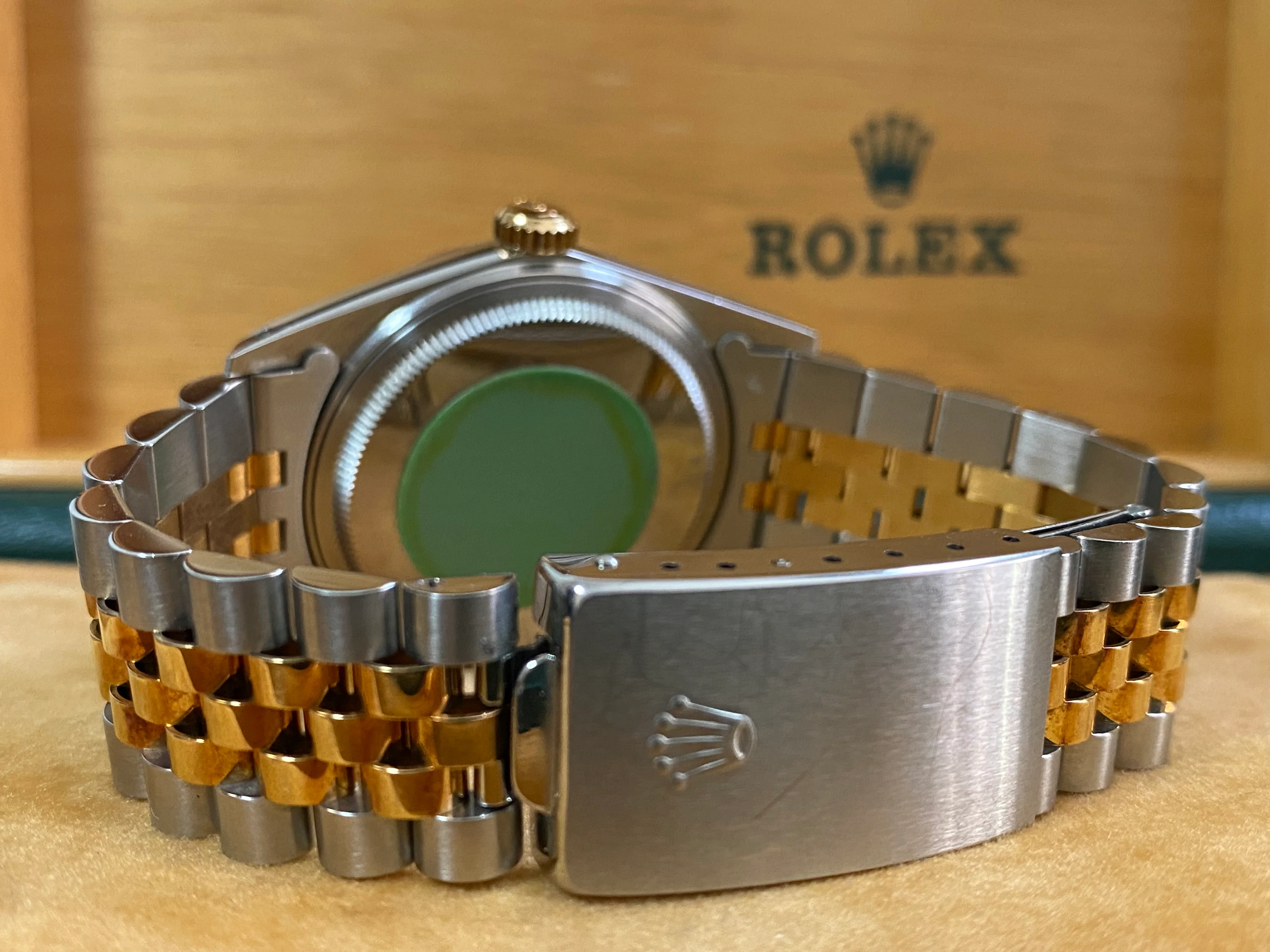 Rolex Steel and Yellow Gold Datejust 36 - 1987 - Fluted Bezel - Champagne Index Dial - Jubilee Bracelet - 16013 *UNPOLISHED*