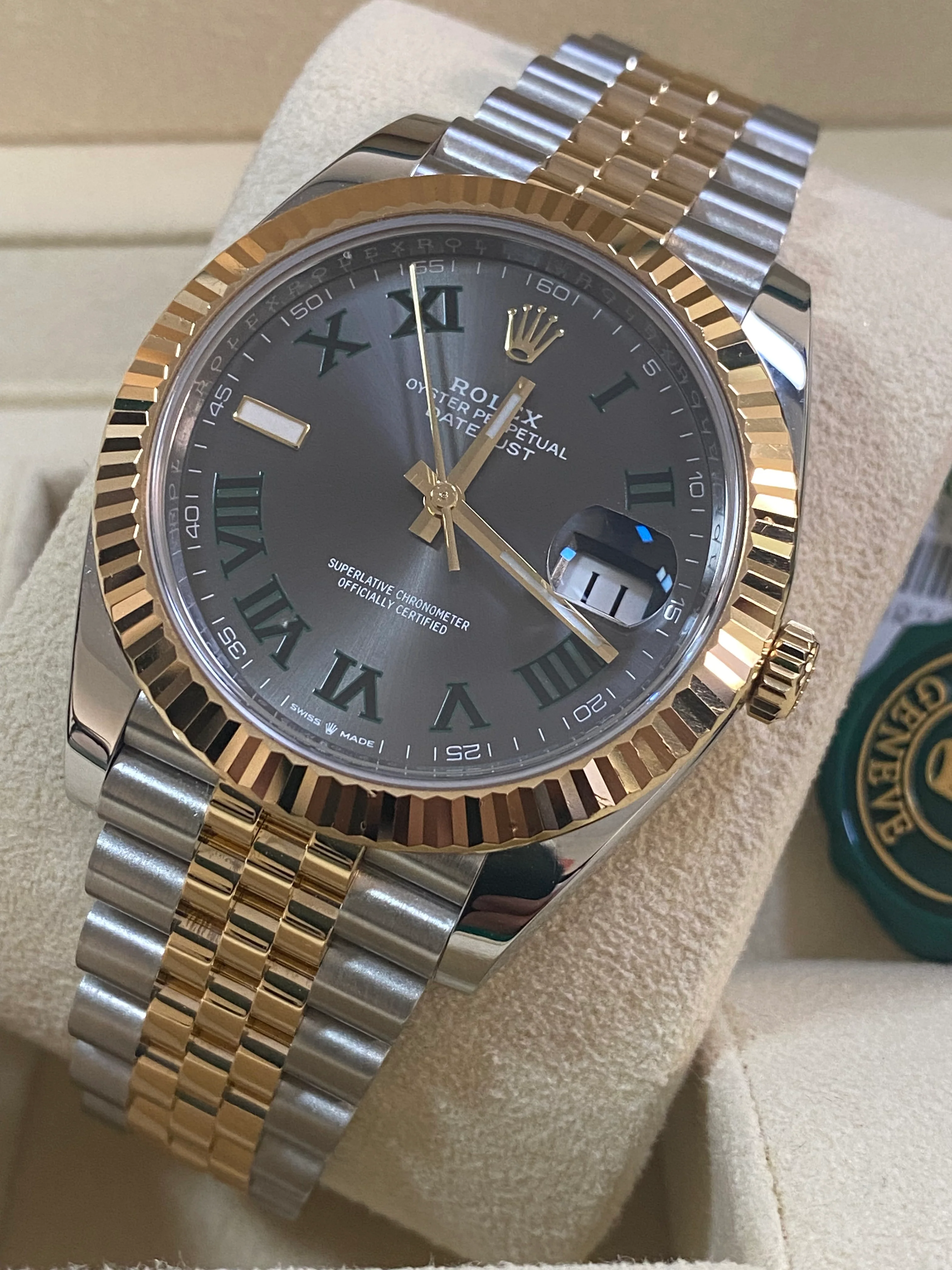 Rolex Steel and Yellow Gold Rolesor Datejust 41 - Fluted Bezel - 