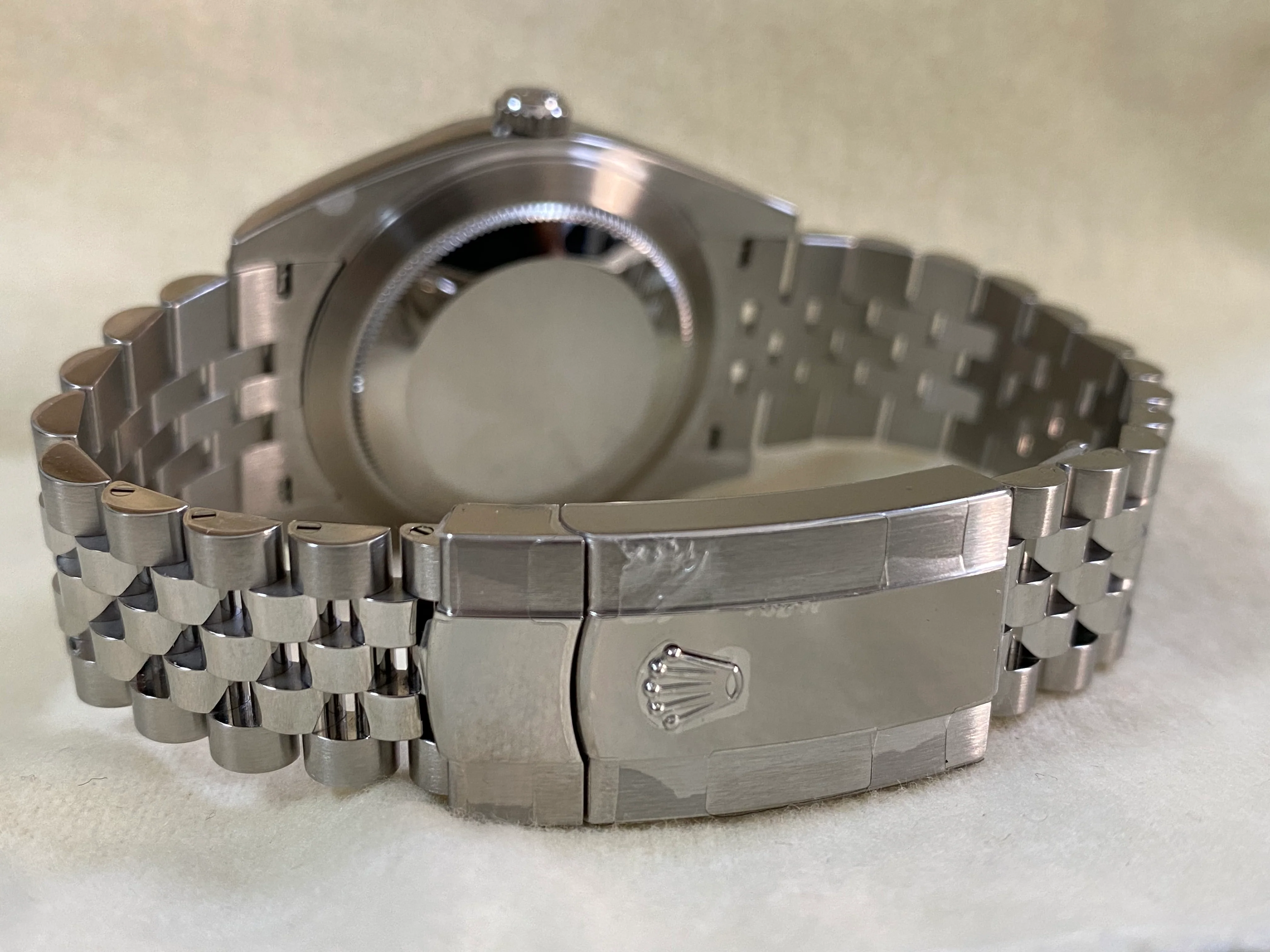 Rolex Steel and White Gold Datejust 41 - 2024 - Fluted Bezel - Blue Index Dial - Jubilee Bracelet - 126334 *COMPLETE SET*