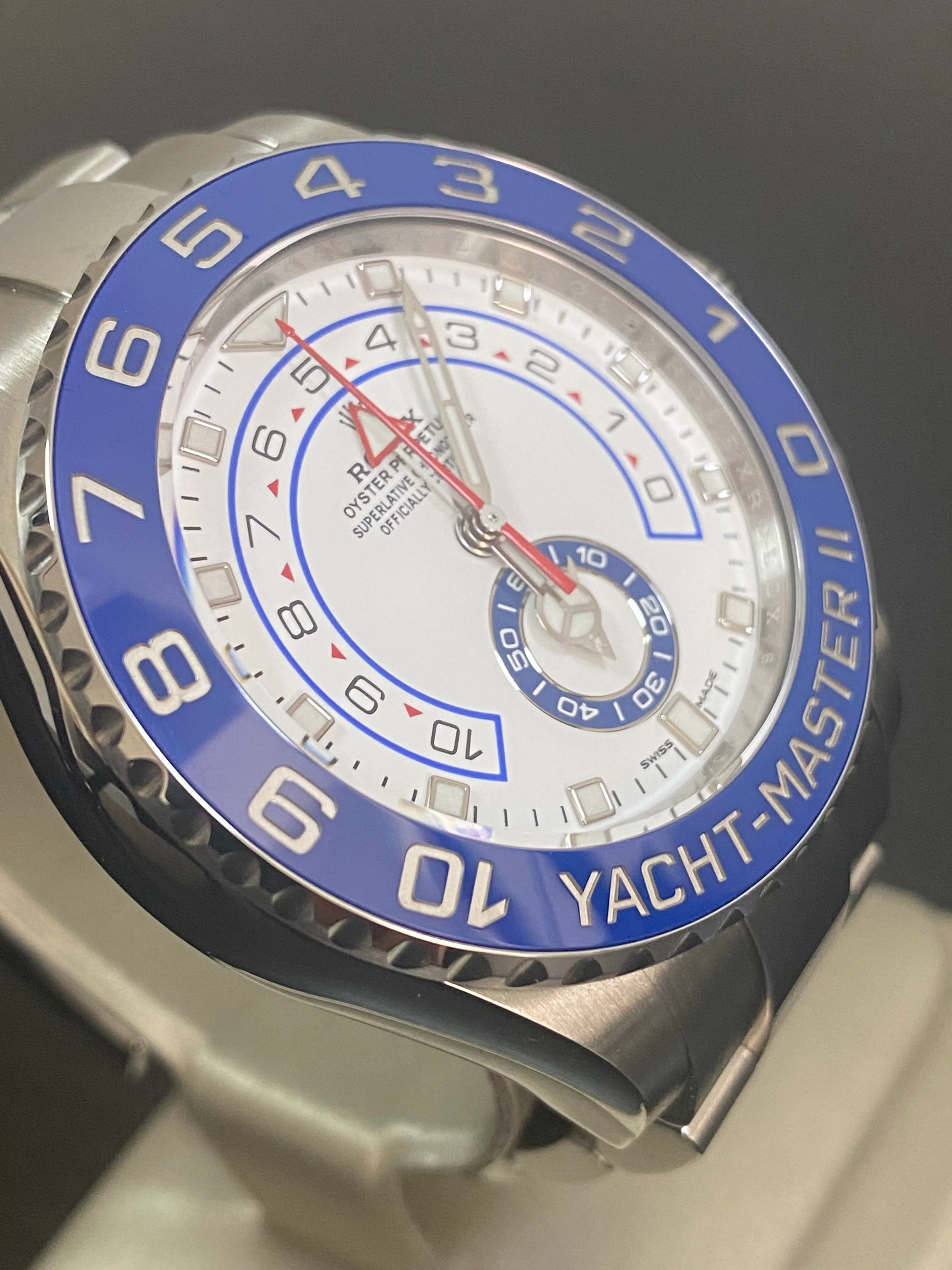 Rolex Steel Yacht-Master II - 2021 - White Dial - 116680 *FULL SET*