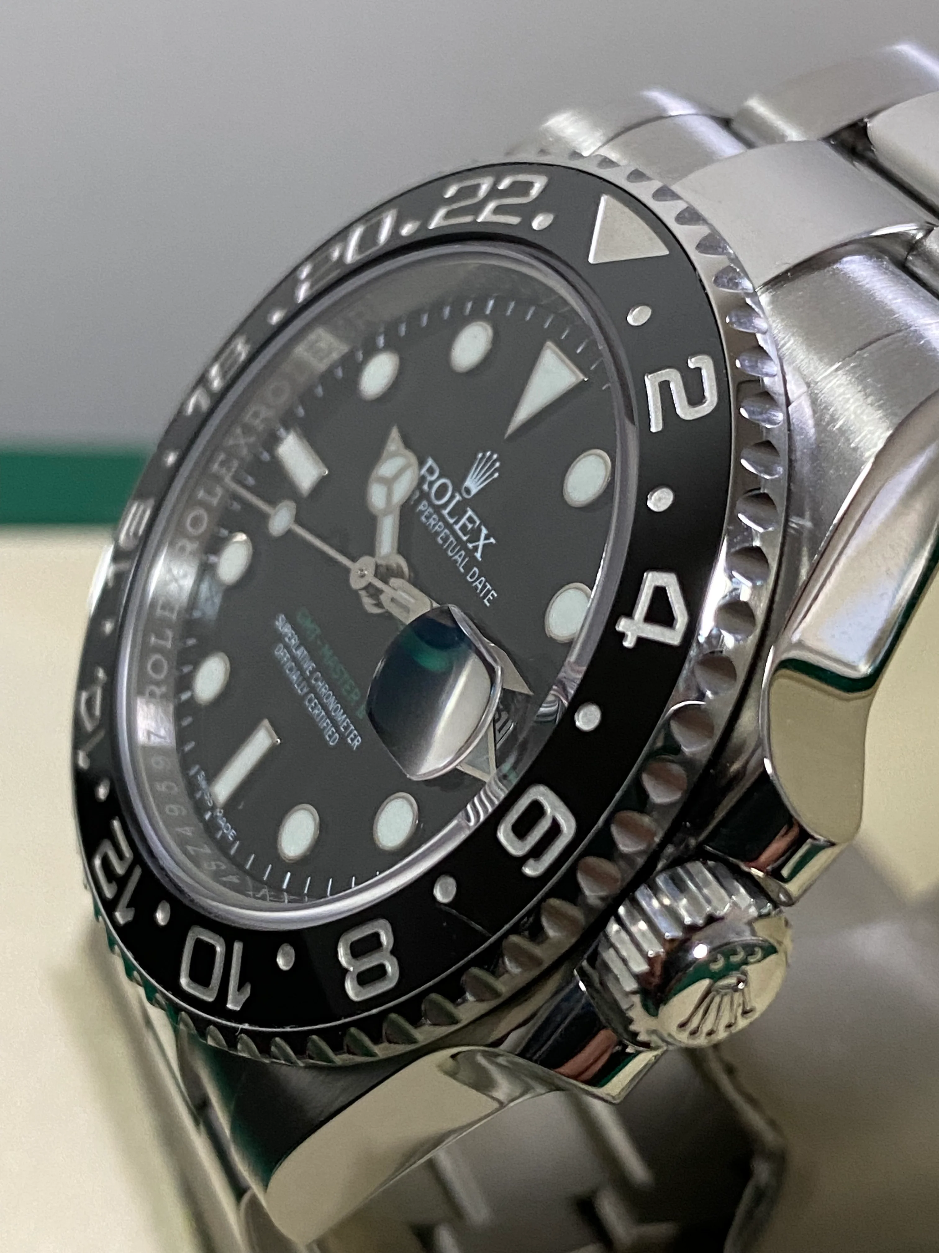 Rolex Steel GMT-Master II - 2018 - Black Bezel - Black Dial - Oyster Bracelet - 116710LN