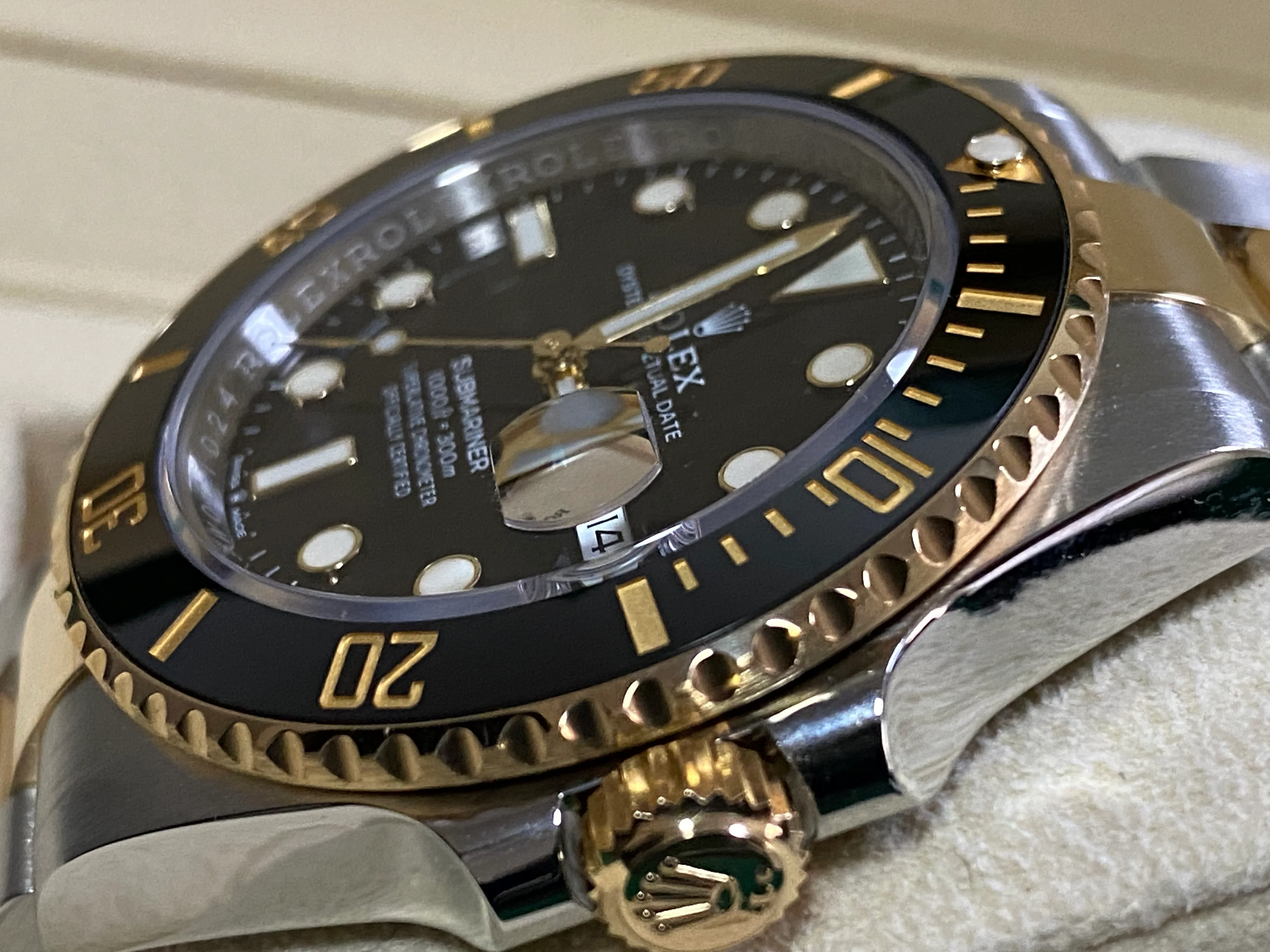 Rolex Steel and Gold Submariner Date - 2021 - Black Bezel - Black Dial - 126613LN