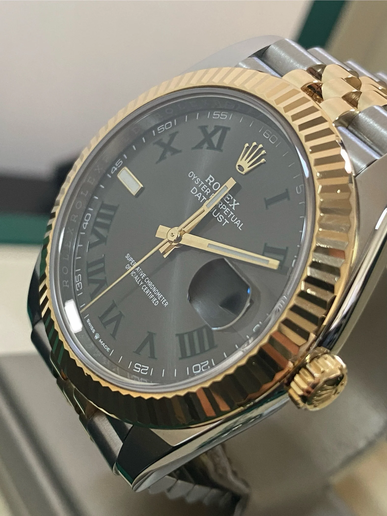 Rolex Steel and Yellow Gold Rolesor Datejust 41 - Fluted Bezel - 