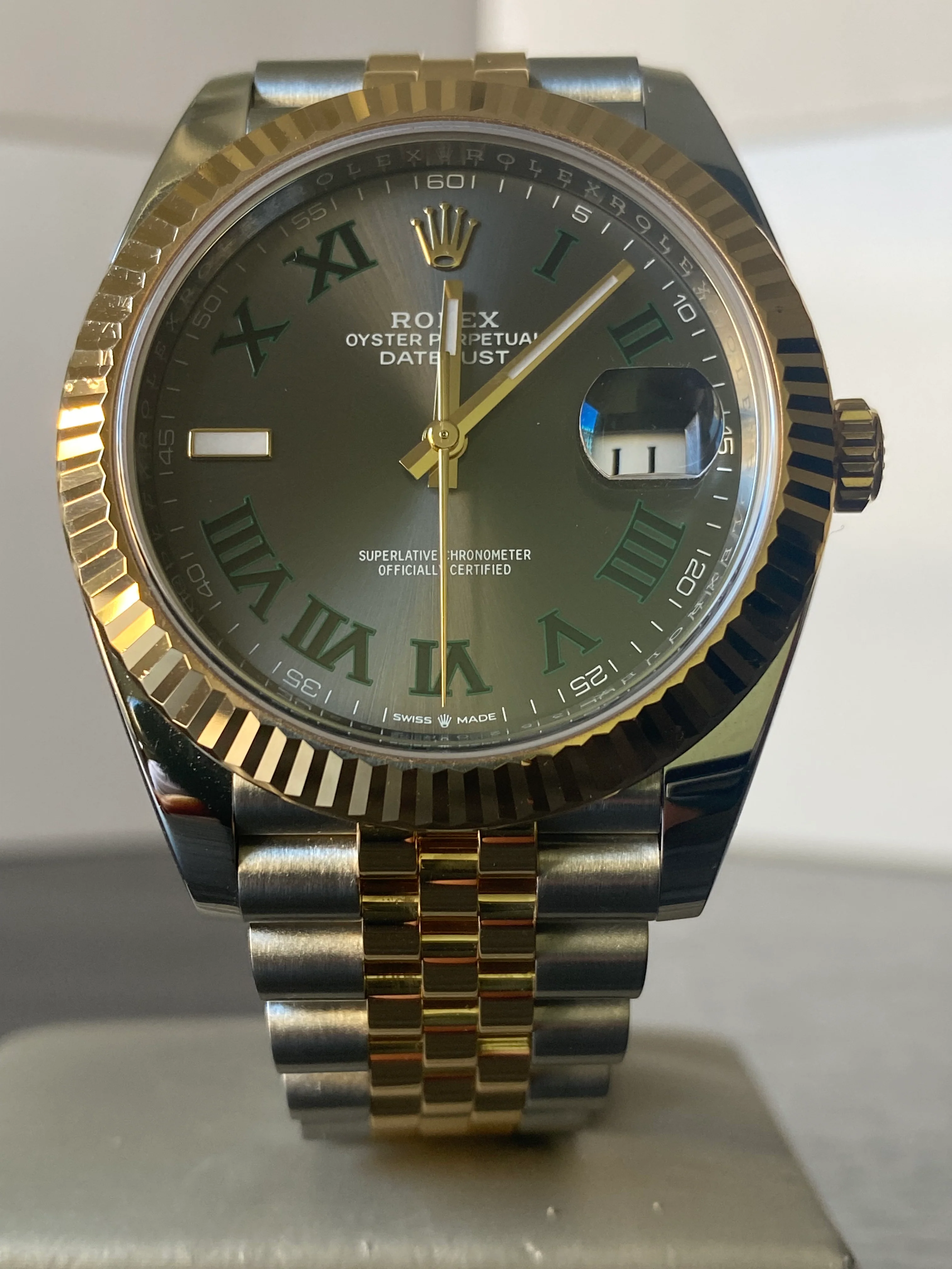 Rolex Steel and Yellow Gold Rolesor Datejust 41 - Fluted Bezel - 