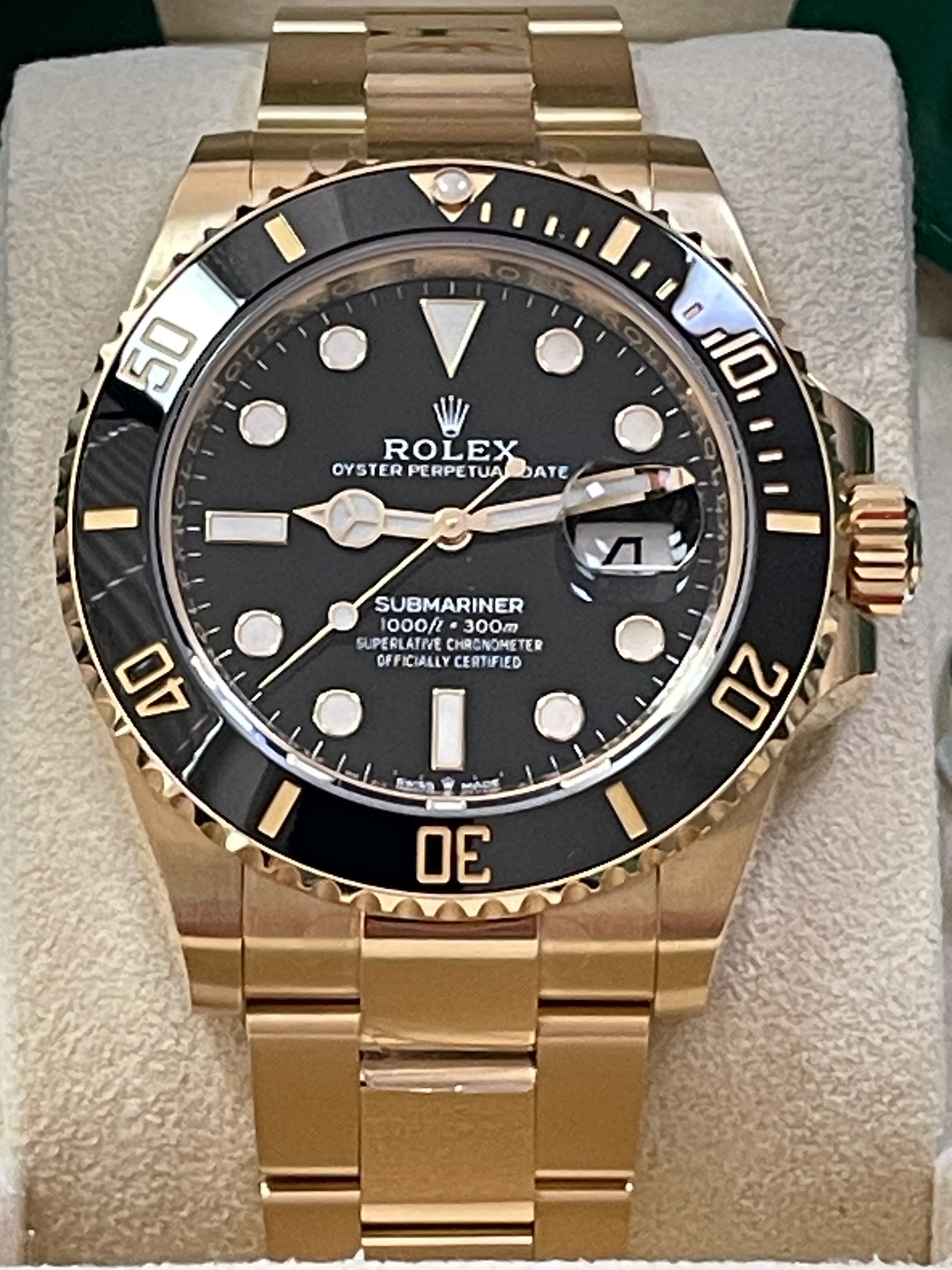 Rolex Yellow Gold Submariner Date - 2023 - Black Bezel - Black Dial - 126618LN