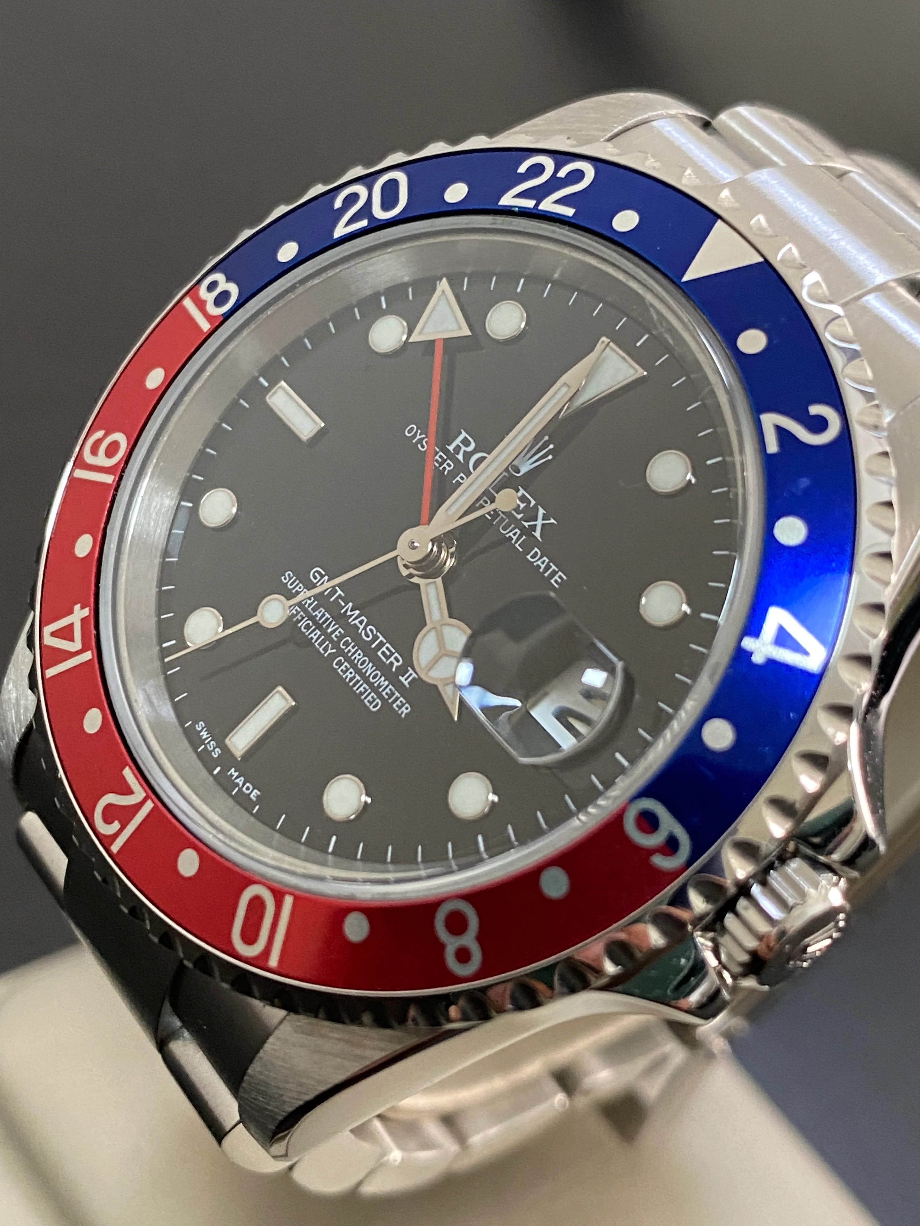 Rolex Steel GMT-Master II -  D serial - 