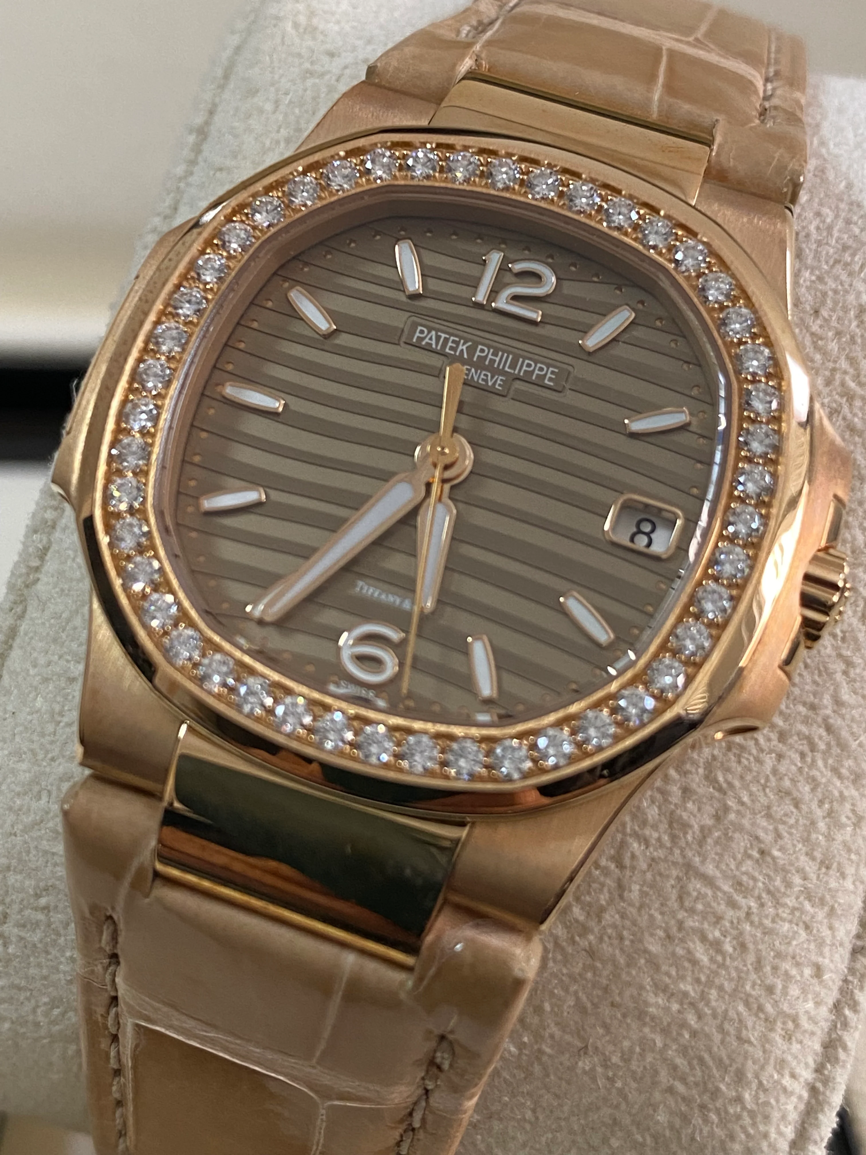 Patek Philippe Rose Gold Ladies Nautilus - 