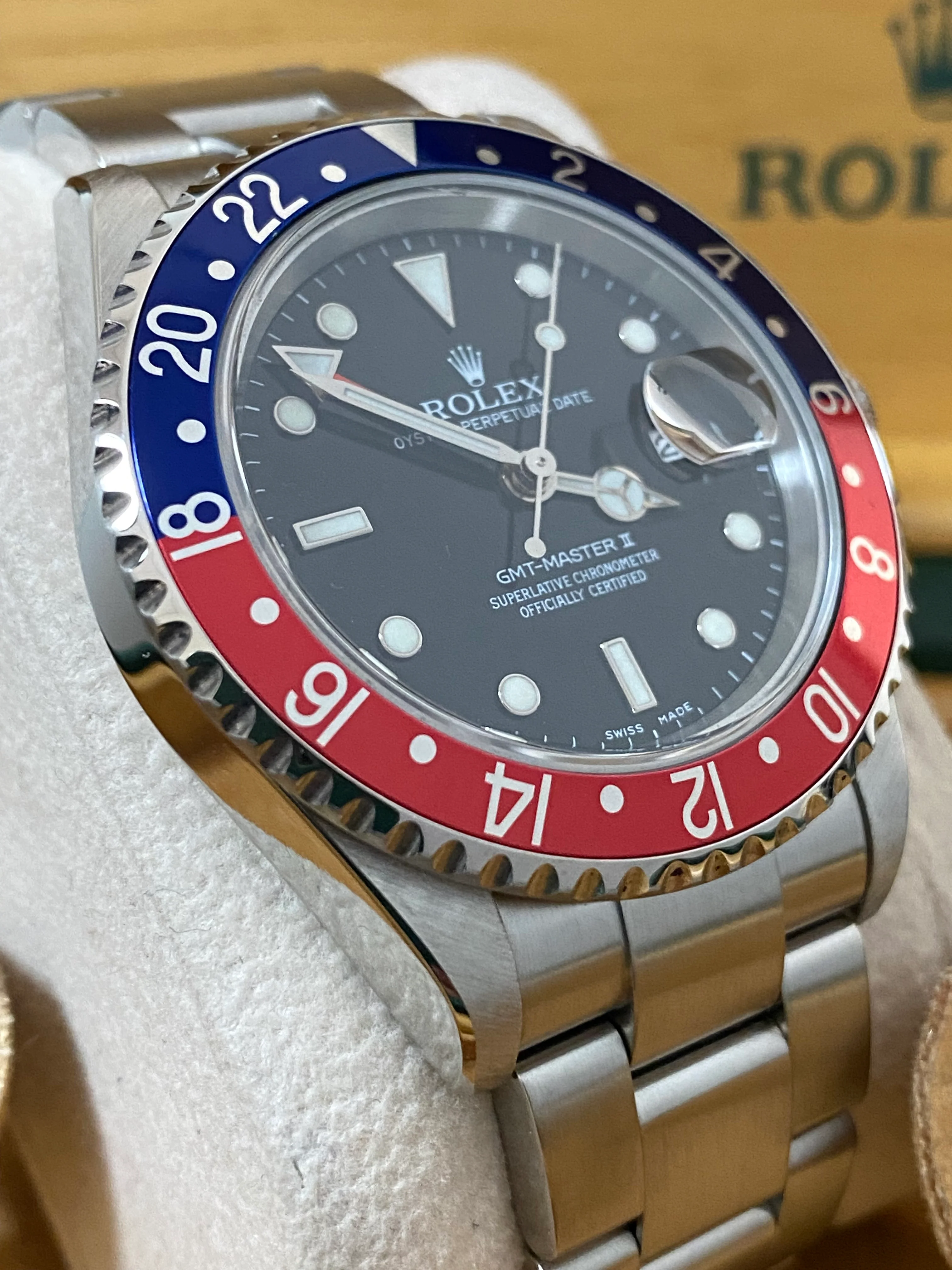 Rolex Steel GMT-Master II -  D serial - 