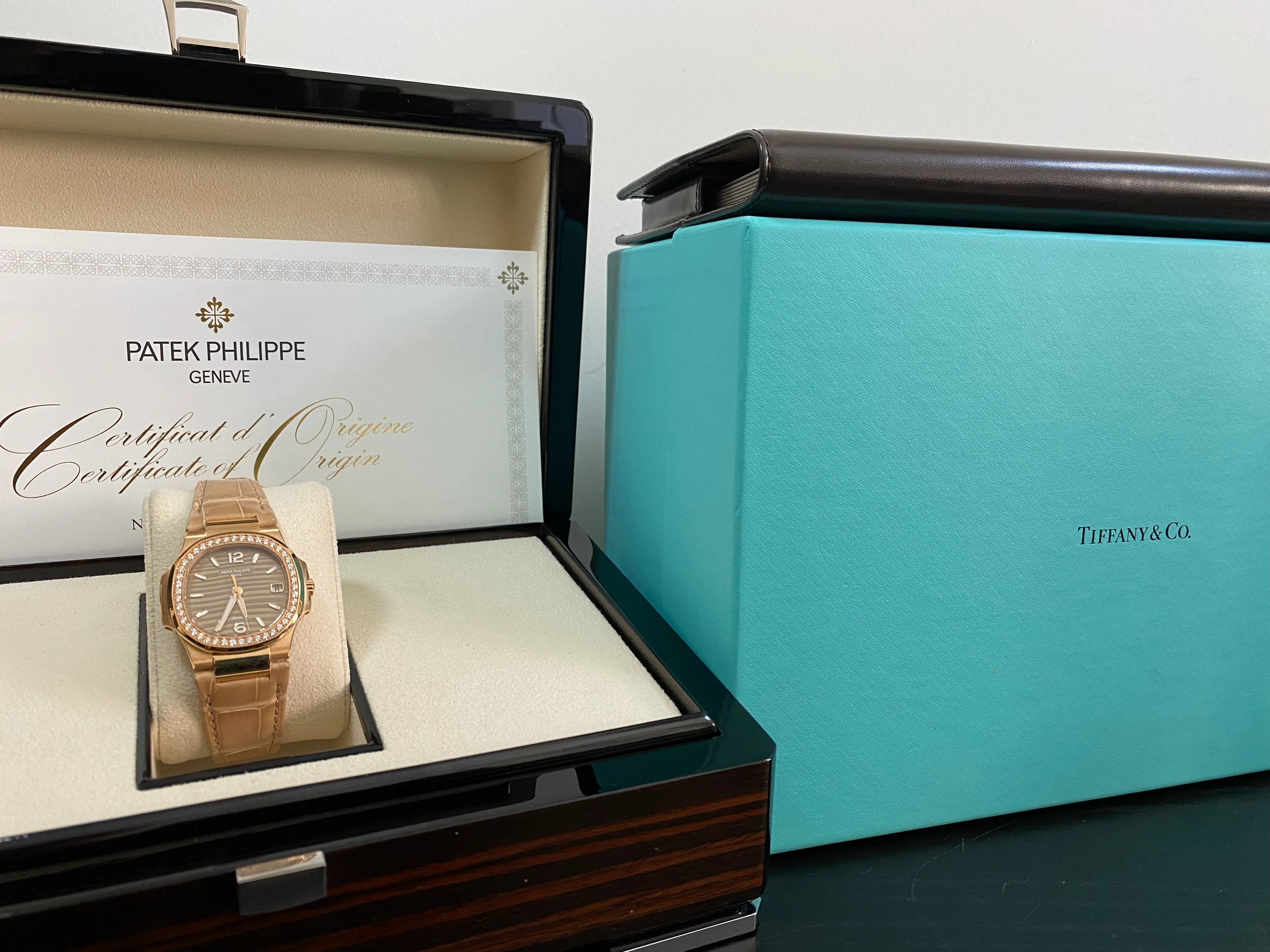 Patek Philippe Rose Gold Ladies Nautilus - 