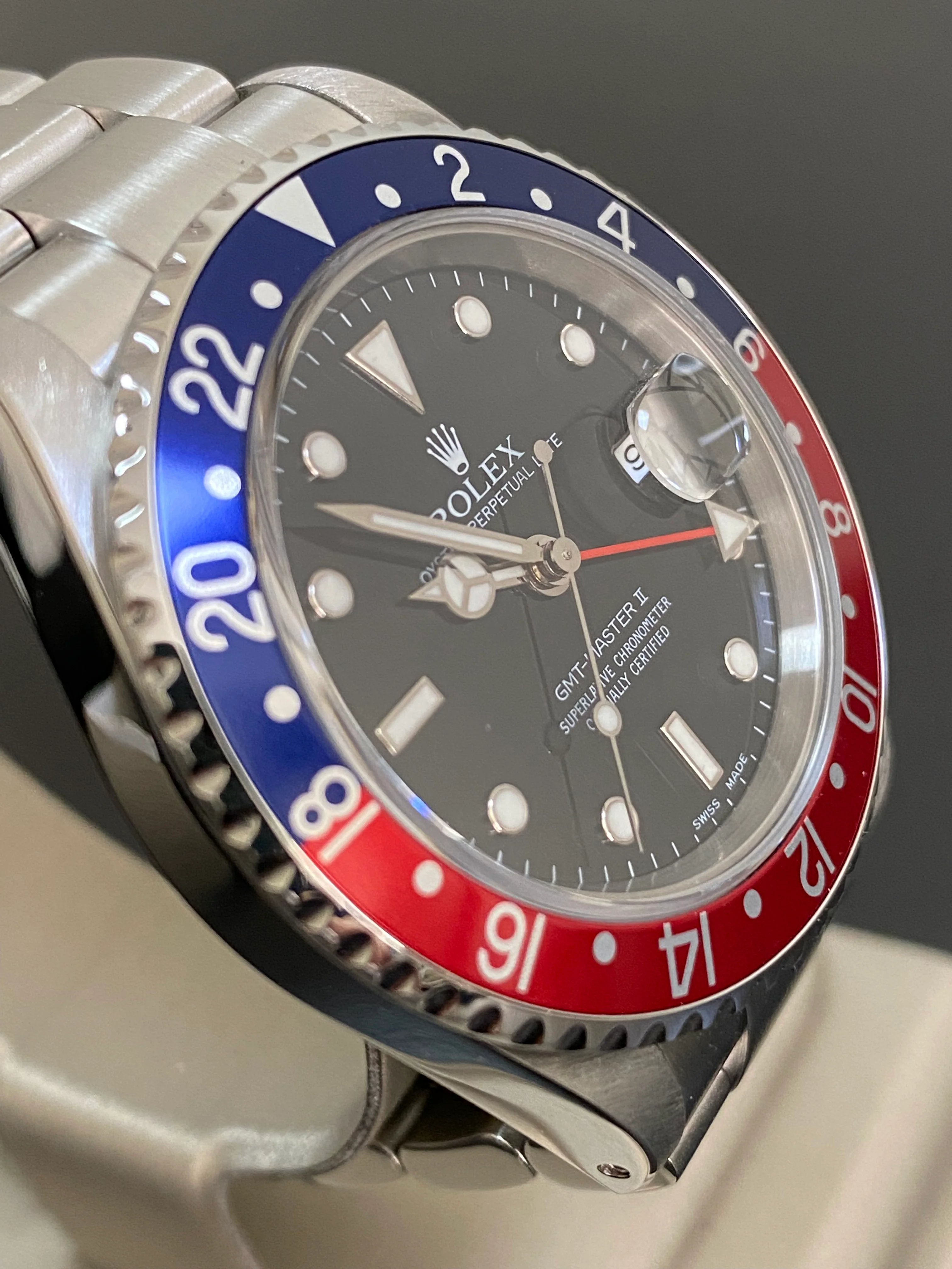 Rolex Steel GMT-Master II -  A Serial - 