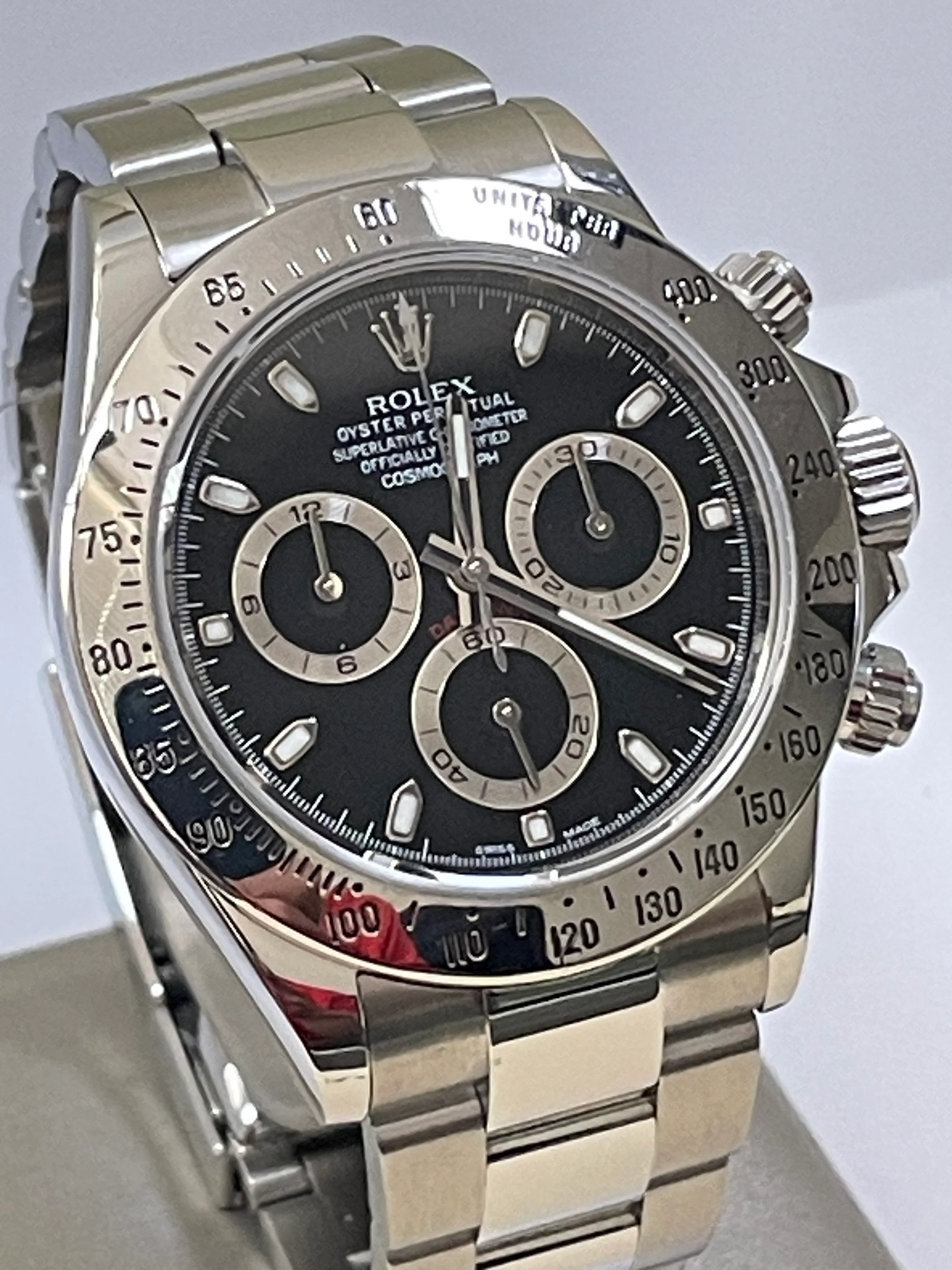 Rolex Steel Cosmograph Daytona - 2013 - Black Index Dial - 116520 