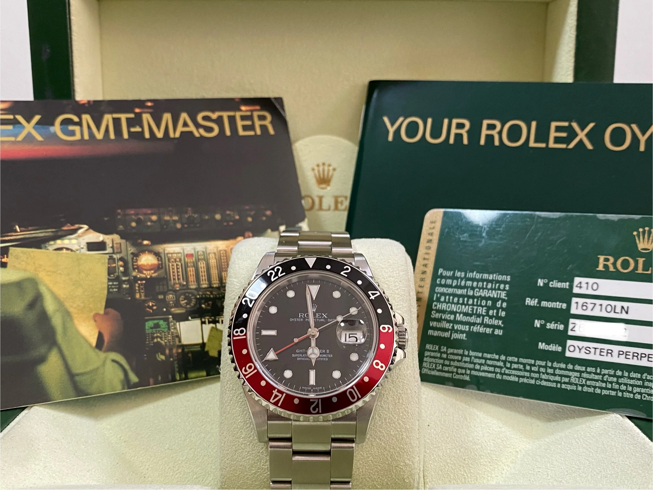 Rolex Steel GMT-Master II - Z serial - 