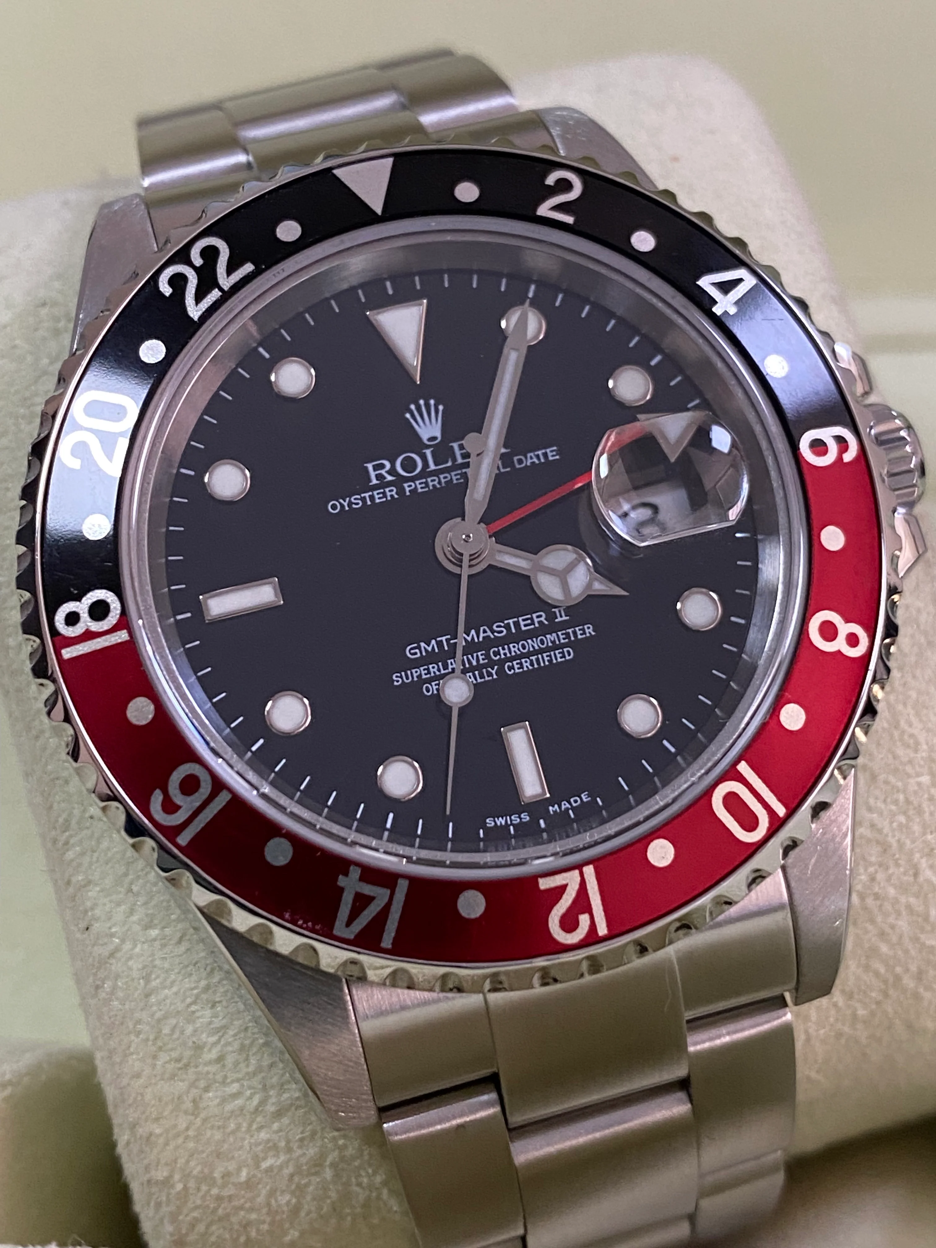 Rolex Steel GMT-Master II - D serial - 