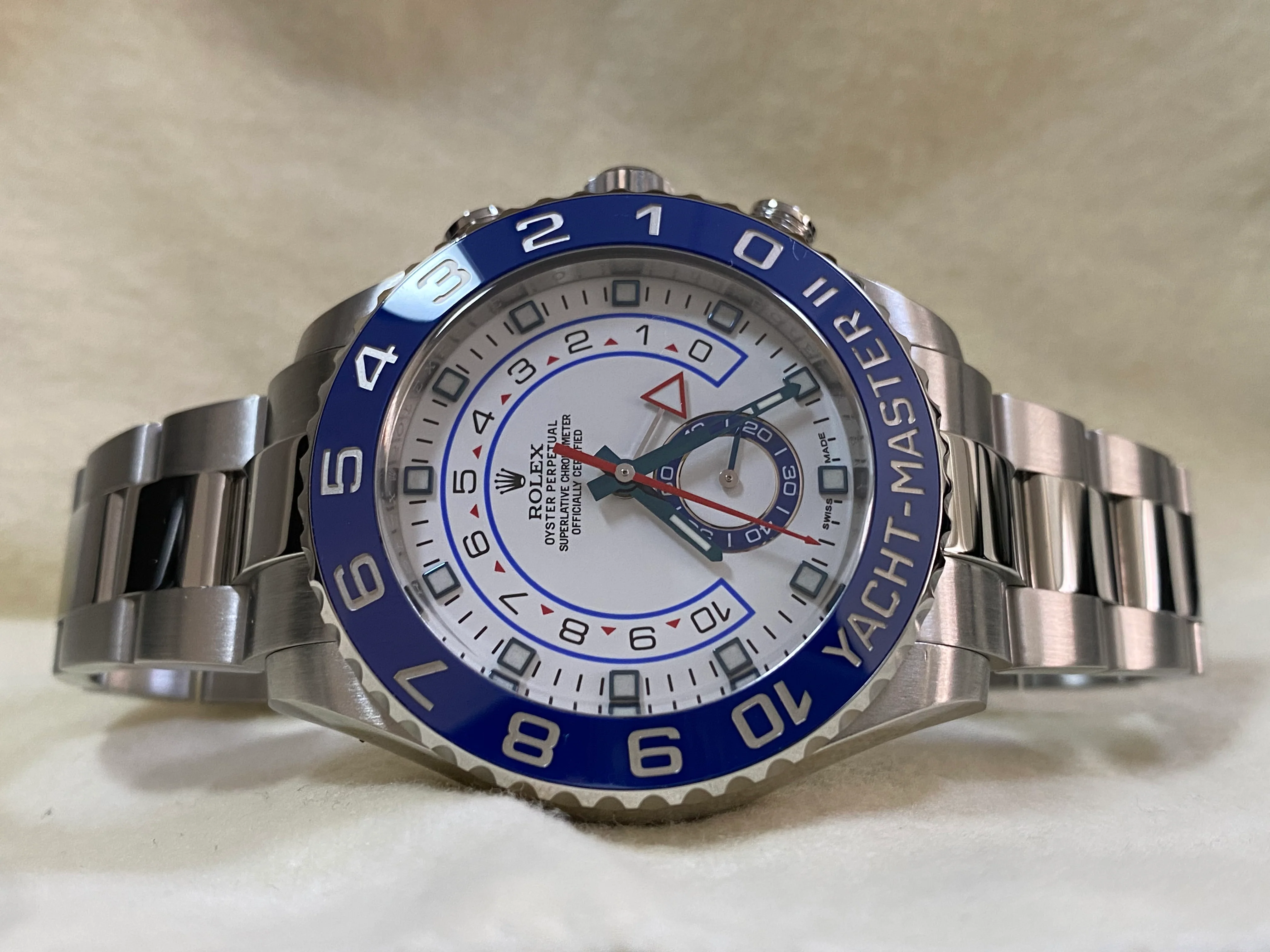 Rolex Steel Yacht-Master II - 2014 - White Dial - 116680