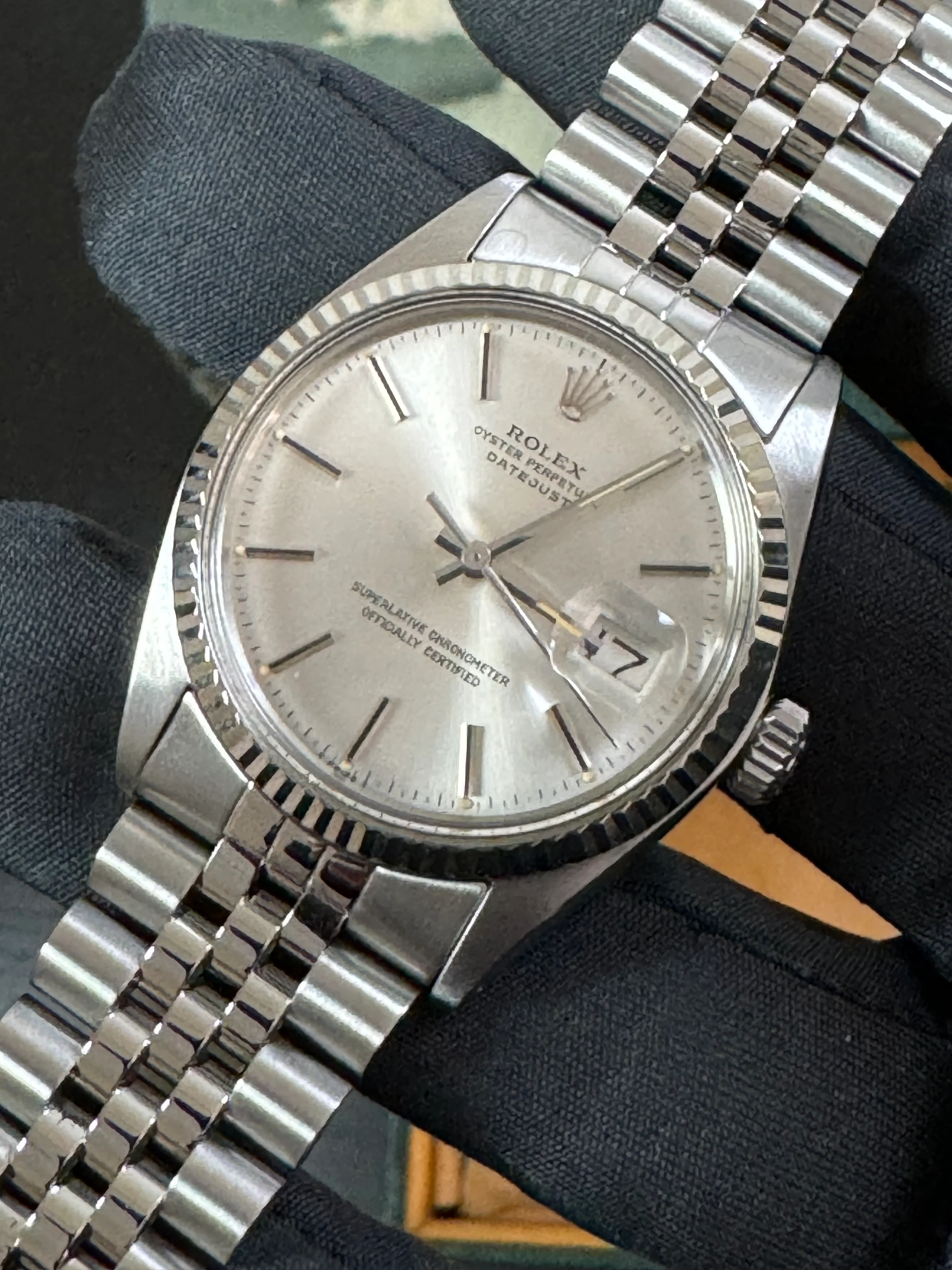 Rolex Steel Datejust 36 - Fluted Bezel - Silver Index Dial - Jubilee Bracelet - 16014