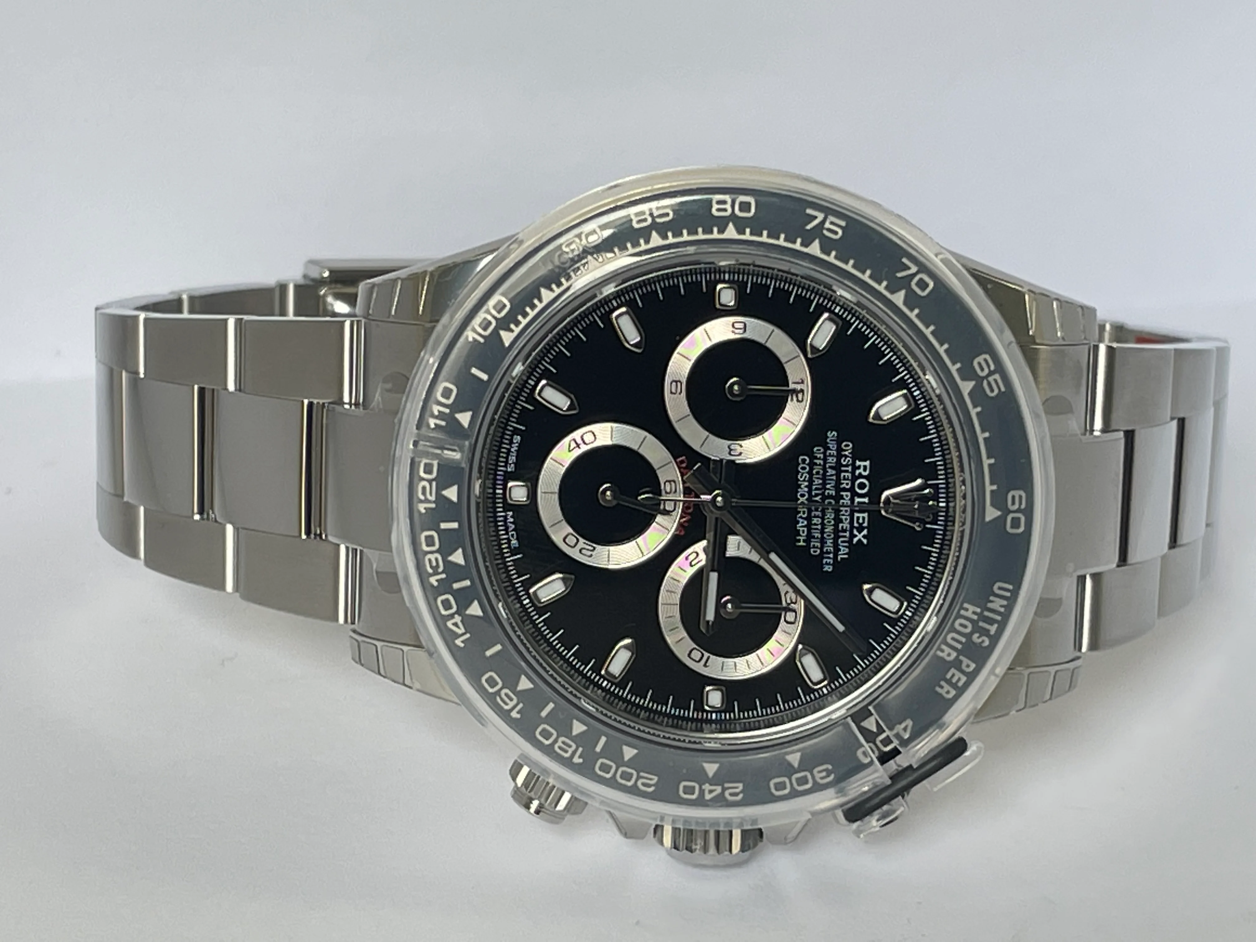 Rolex Steel Cosmograph Daytona - 2023 - Black Index Dial - 116500LN *FULL STICKERS*