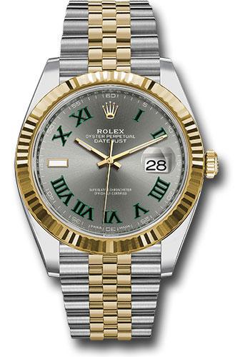 Rolex Steel and Yellow Gold Datejust 41 - 2023 - Fluted Bezel - 