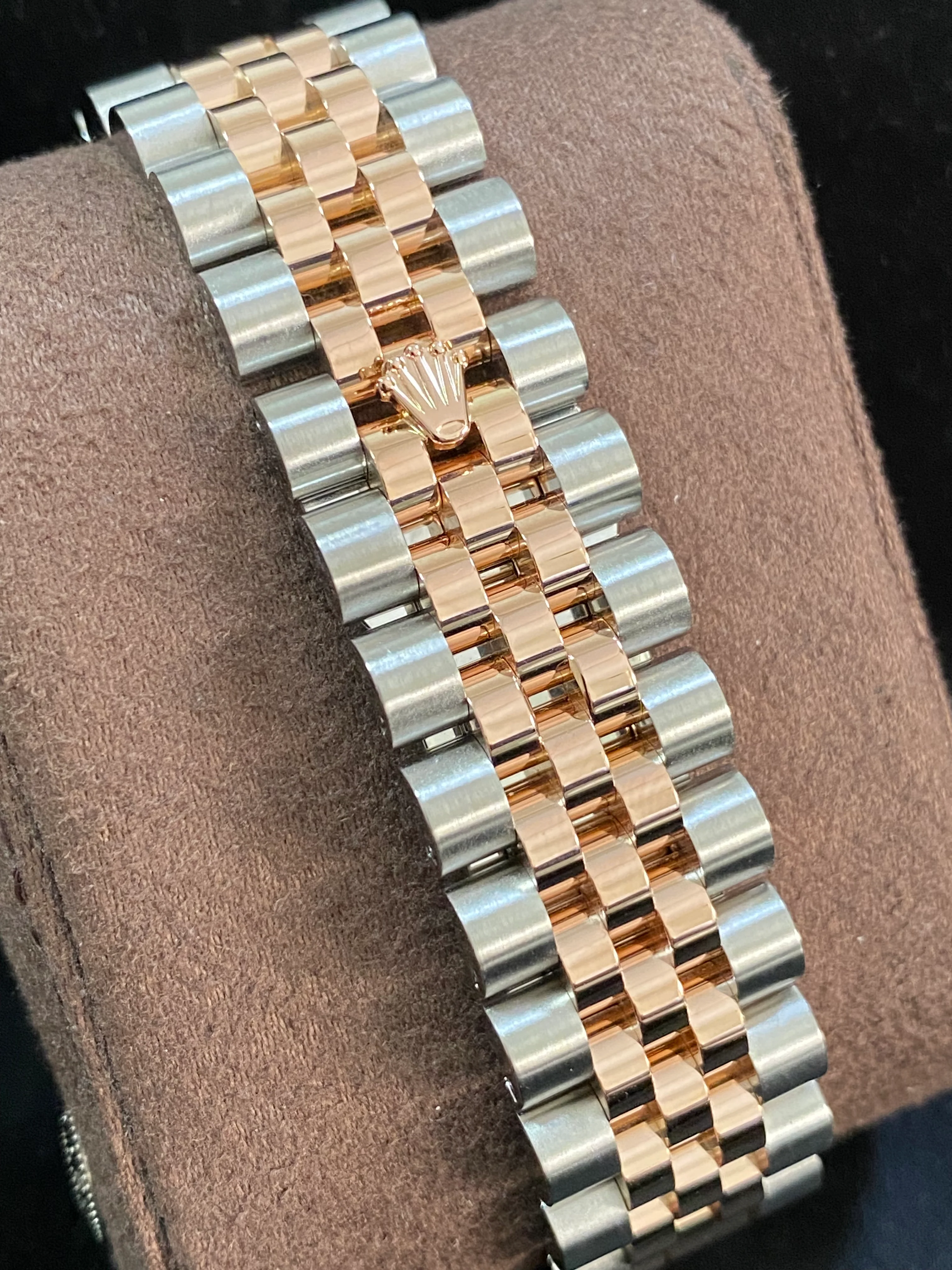 Rolex Steel and Everose Gold Datejust 36 - 2016 - Fluted Bezel - Tahitian Mother of Pearl Diamond Dial - Jubilee Bracelet - 116231 *FULL SET*