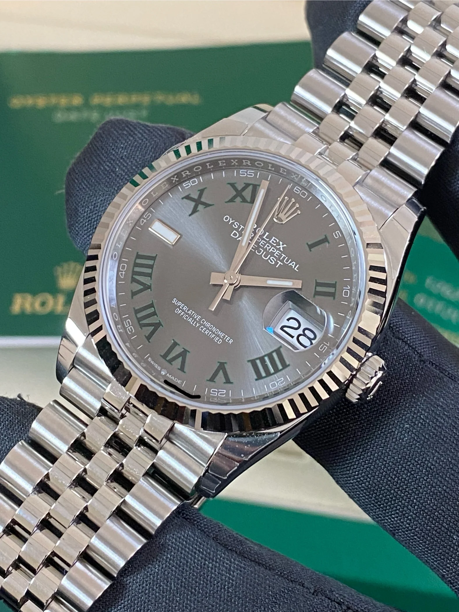 Rolex Steel Datejust 36 - 2024 - Fluted Bezel - 