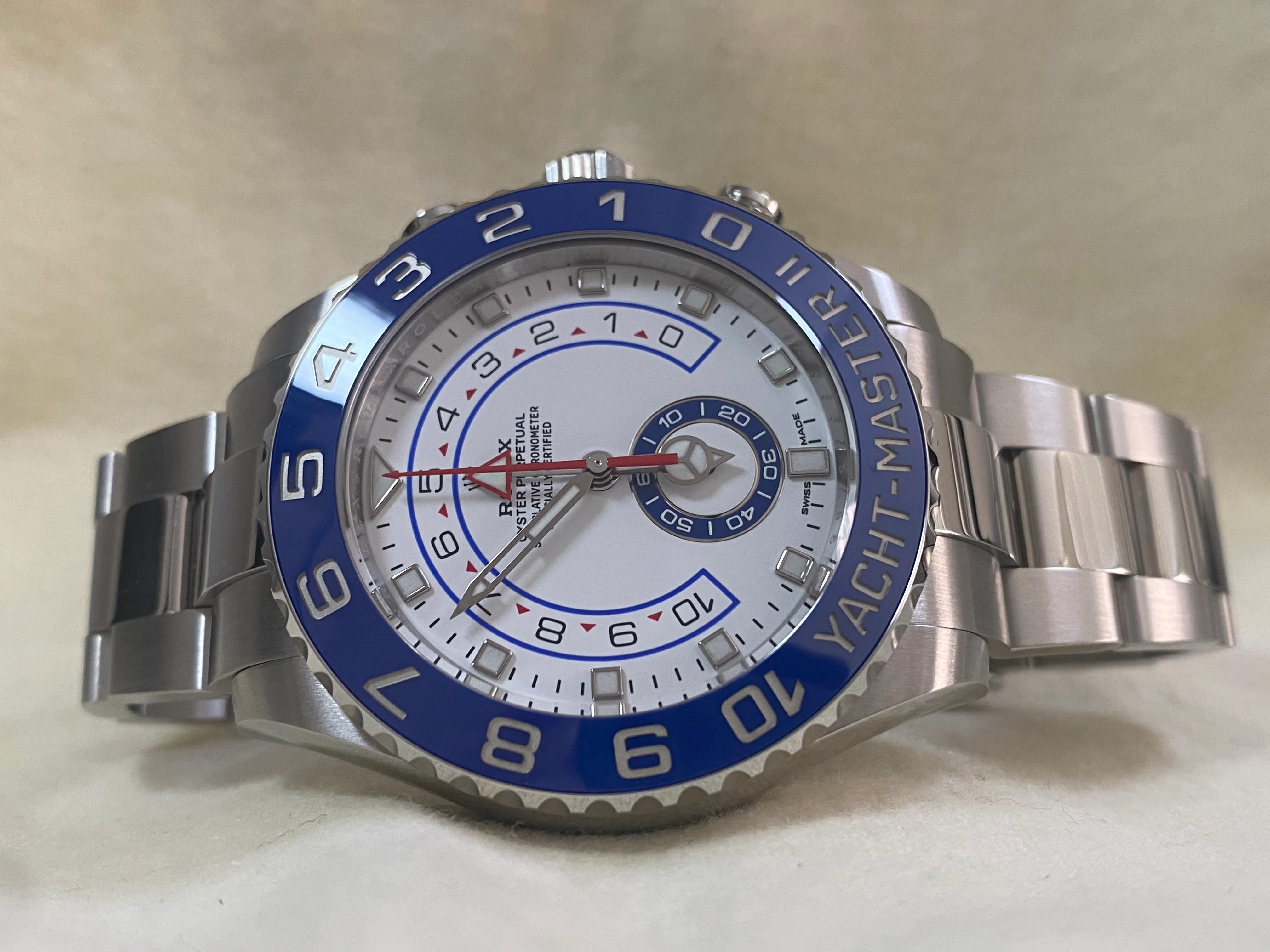 Rolex Steel Yacht-Master II - 2021 - White Dial - 116680 *FULL SET*