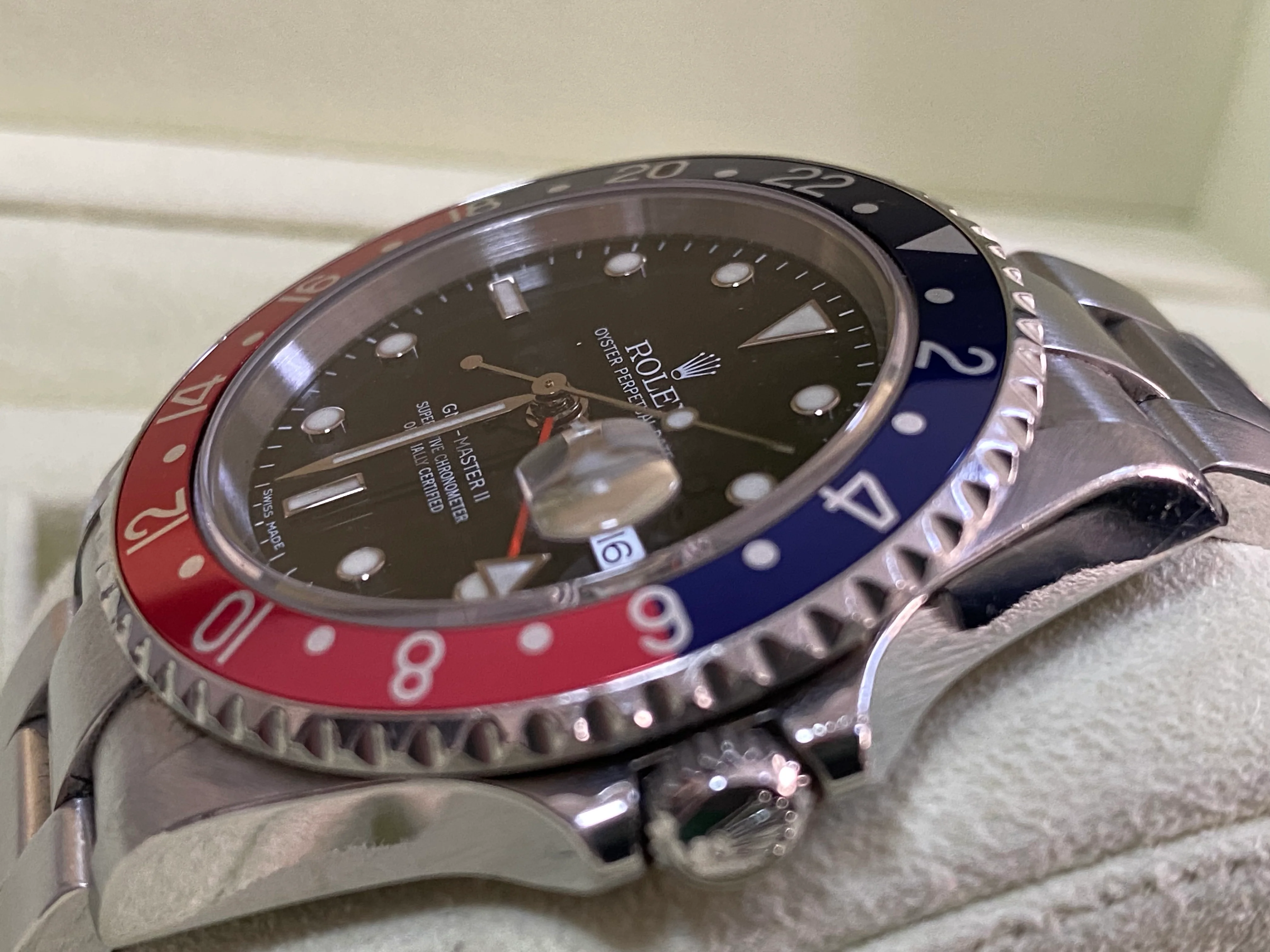 Rolex Steel GMT-Master II - D Serial - 