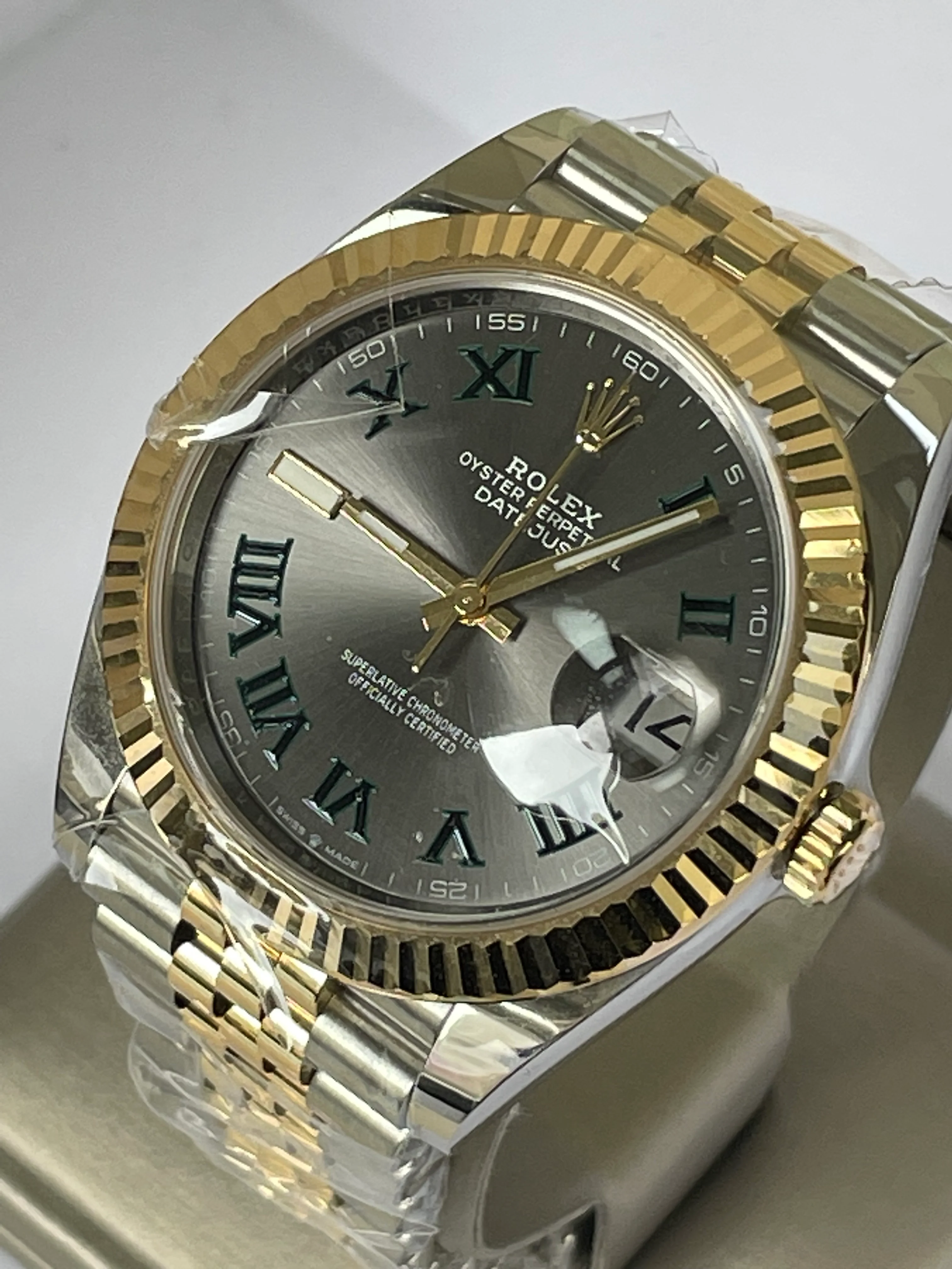 Rolex Steel and Yellow Gold Datejust 41 - 2023 - Fluted Bezel - 