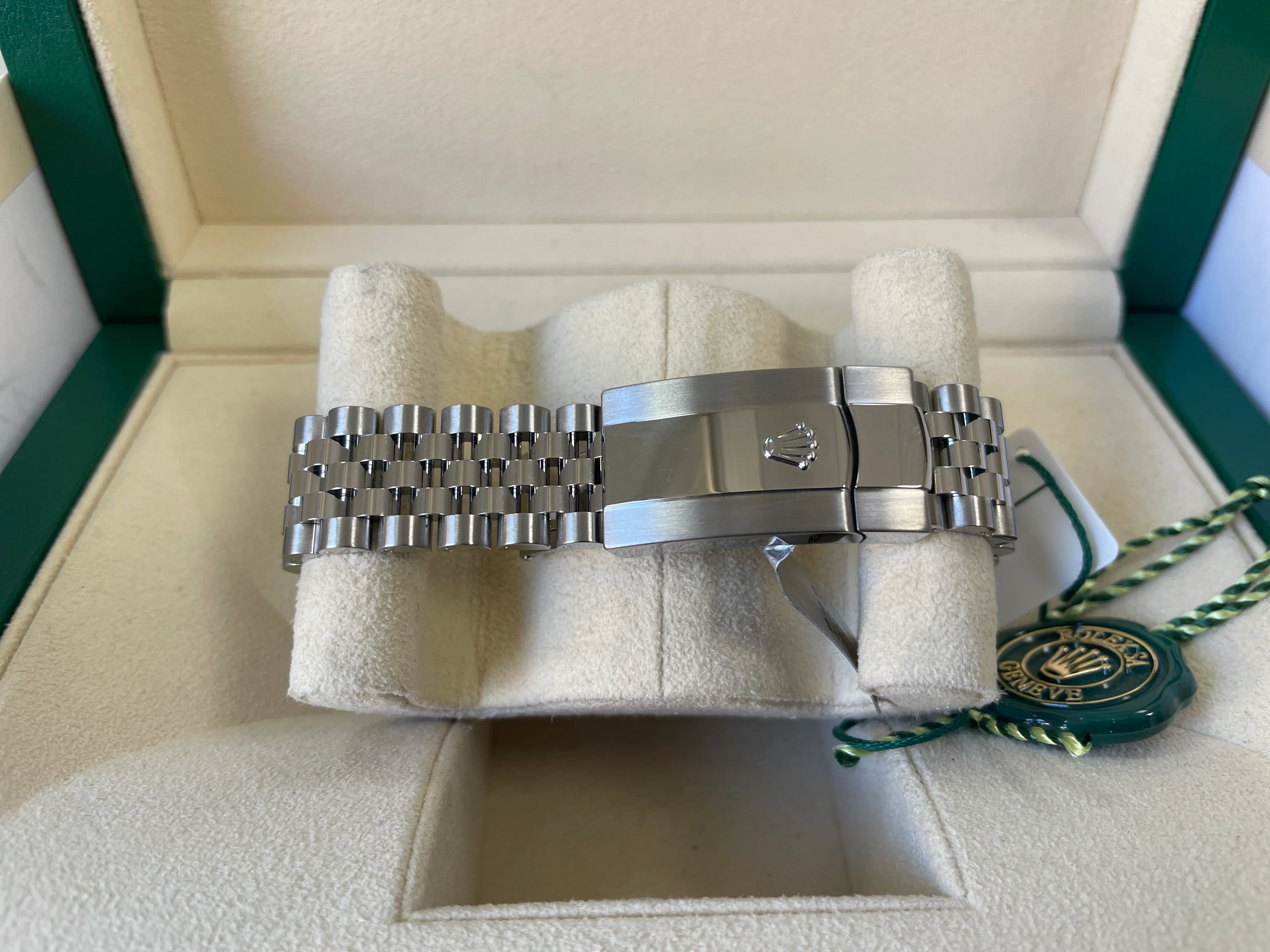 Rolex Steel Datejust 36 - 2023 - Fluted Bezel - Mint Green Dial - Jubilee Bracelet - 126234
