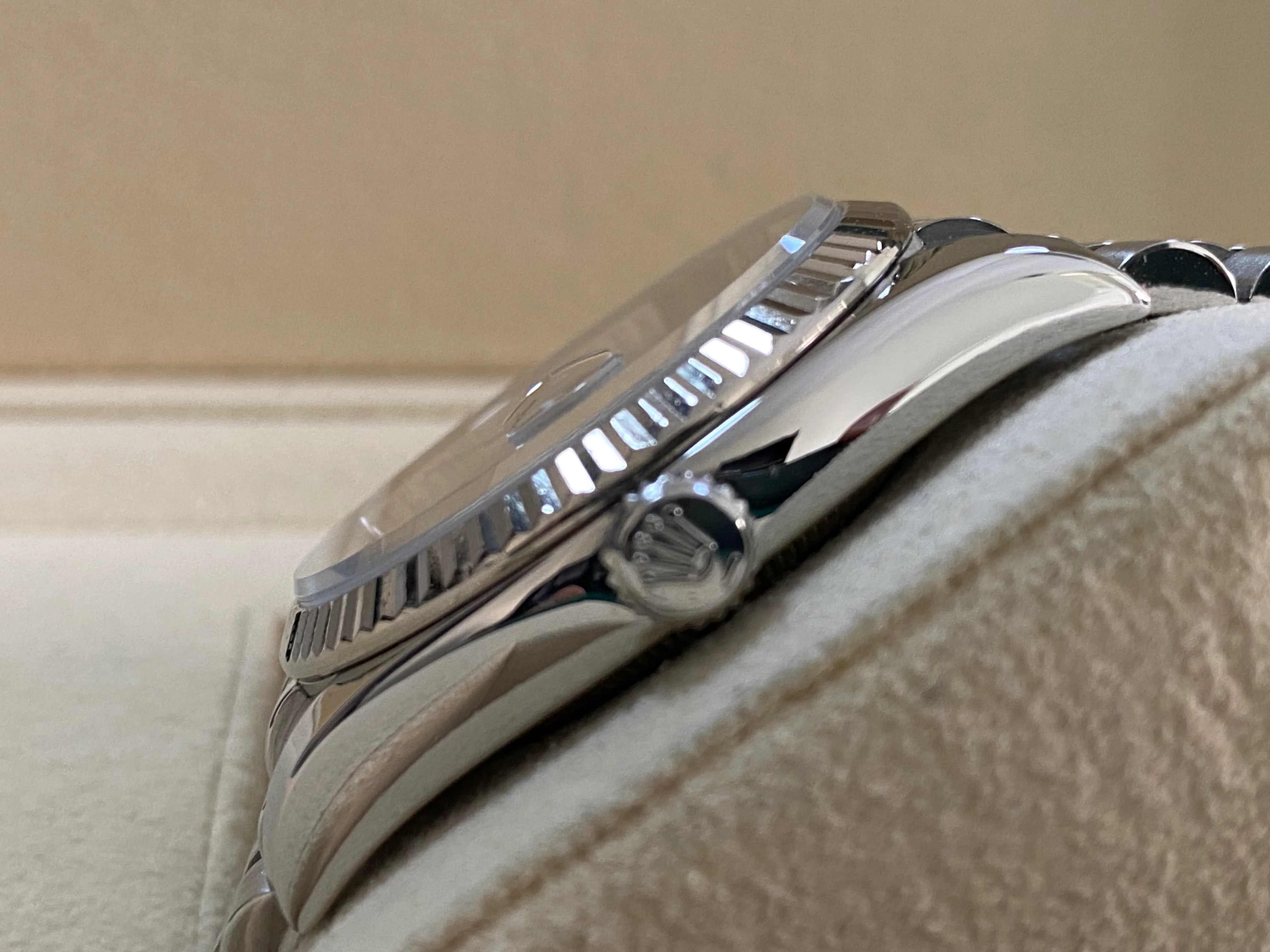 Rolex Steel Datejust 36 - 2007 - Fluted Bezel - Blue Roman Dial - Jubilee Bracelet - 116234
