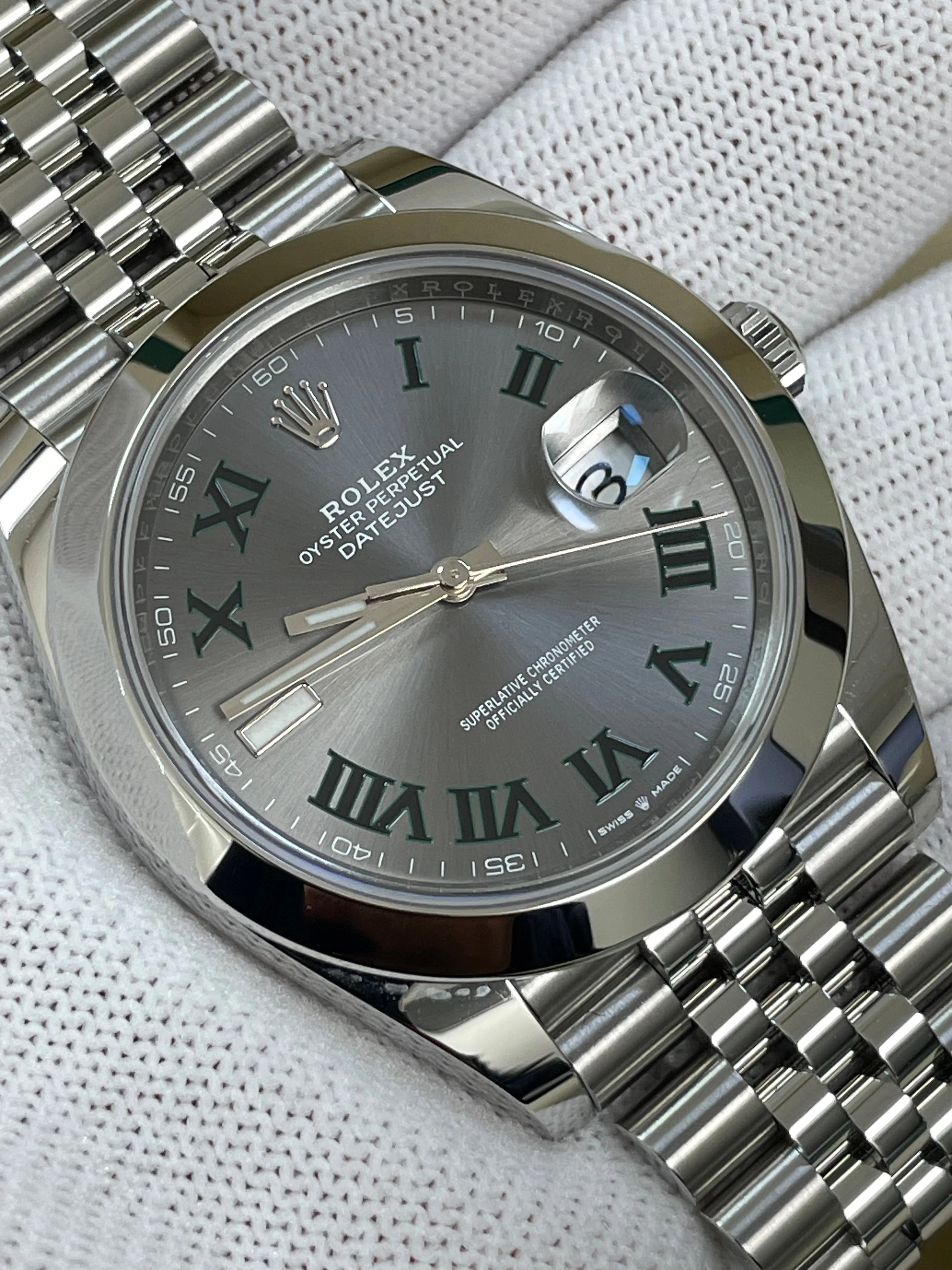 Rolex Steel Datejust 41 - 2024 - Smooth Bezel - 