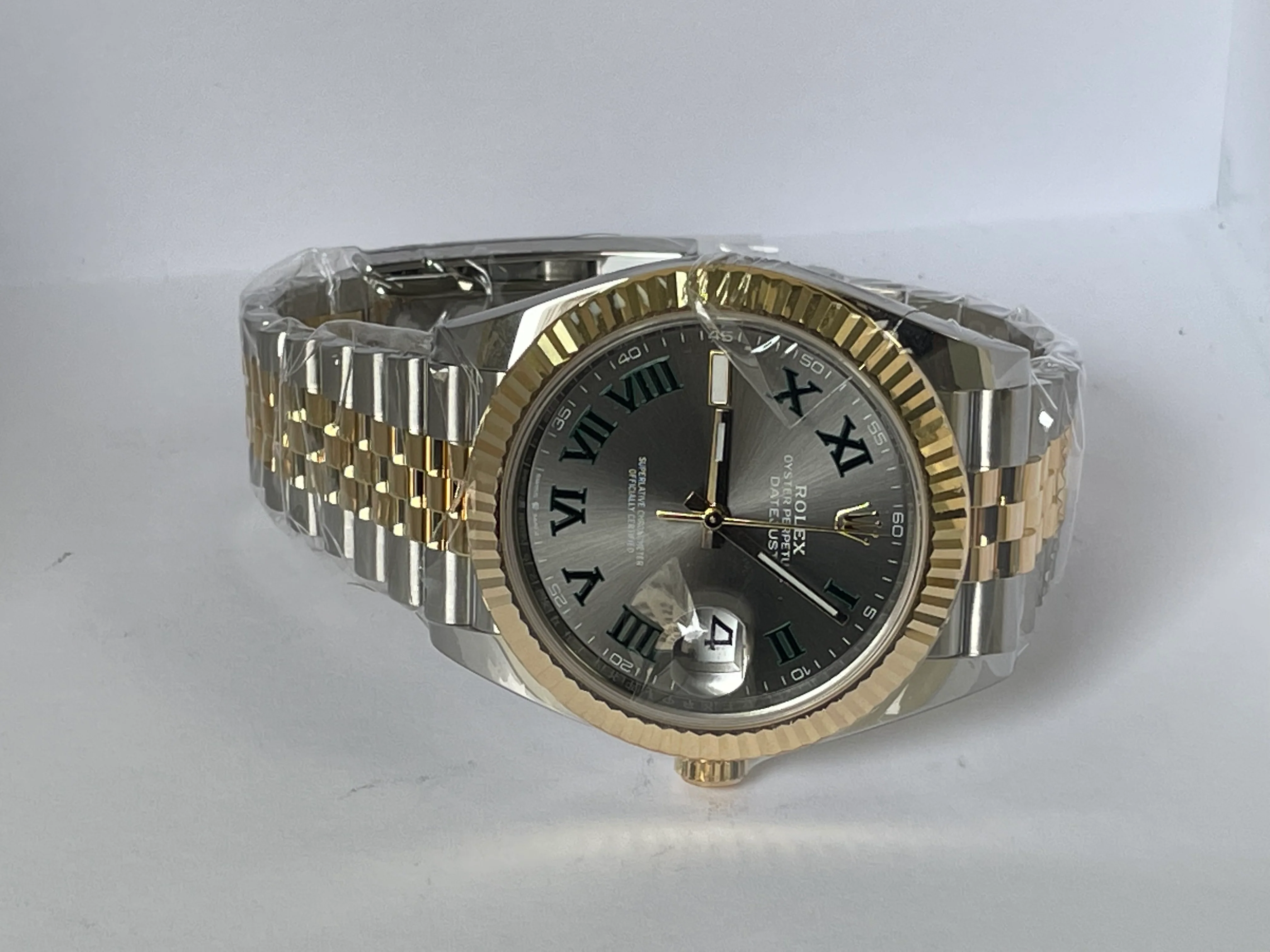 Rolex Steel and Yellow Gold Datejust 41 - 2023 - Fluted Bezel - 